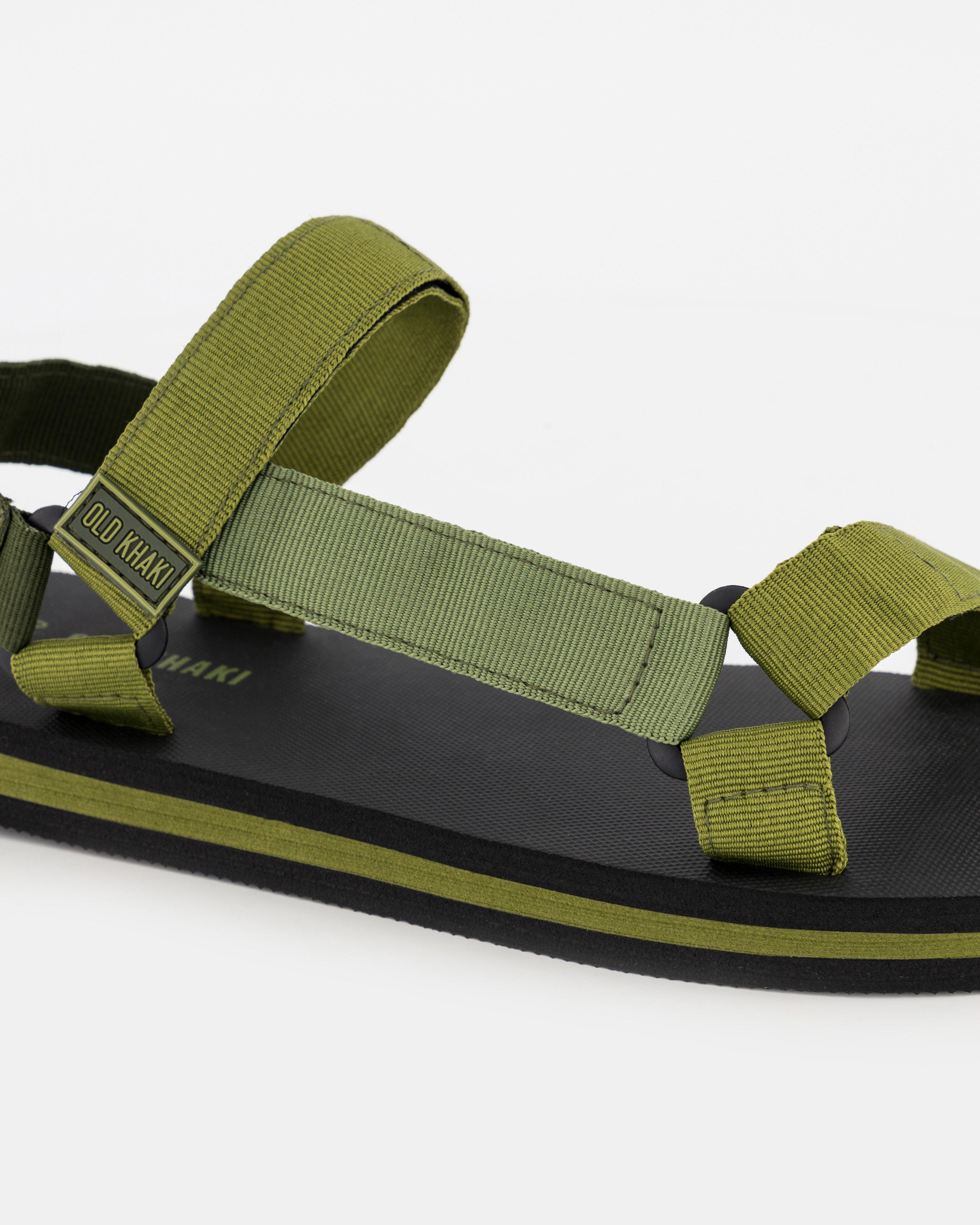 Old khaki store men's flip flops