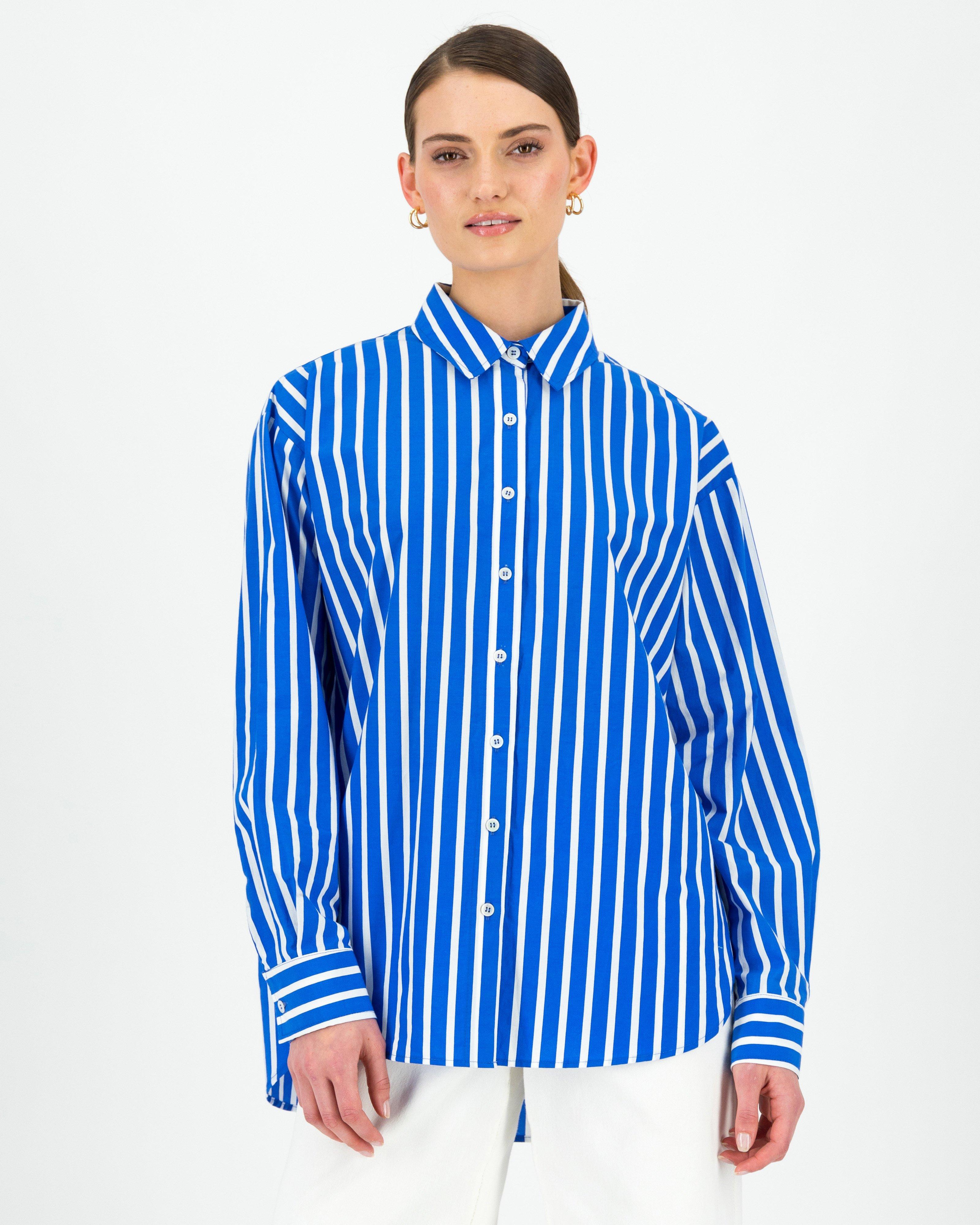 Annalise Relaxed Shirt -  Blue