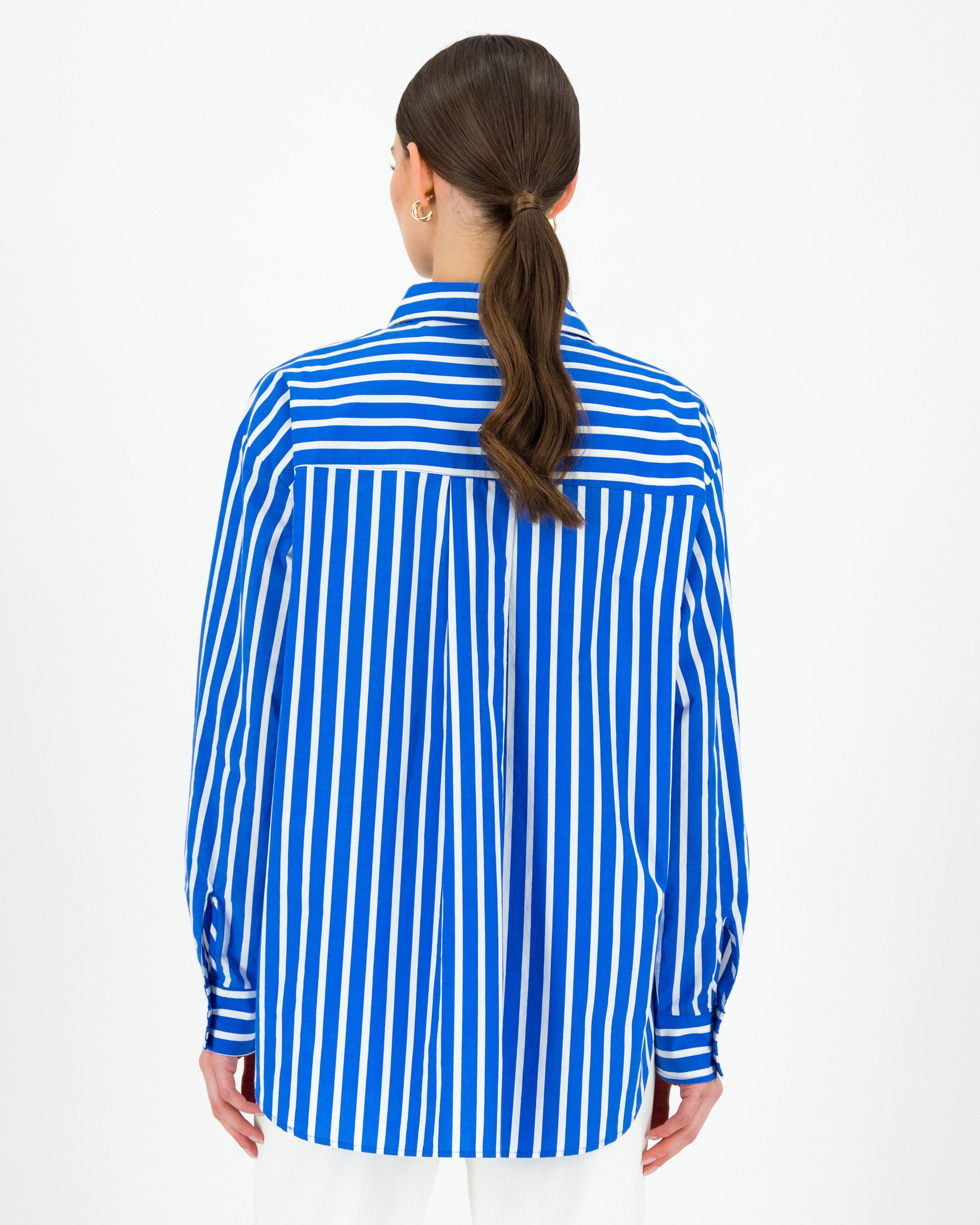 Annalise Relaxed Shirt -  Blue