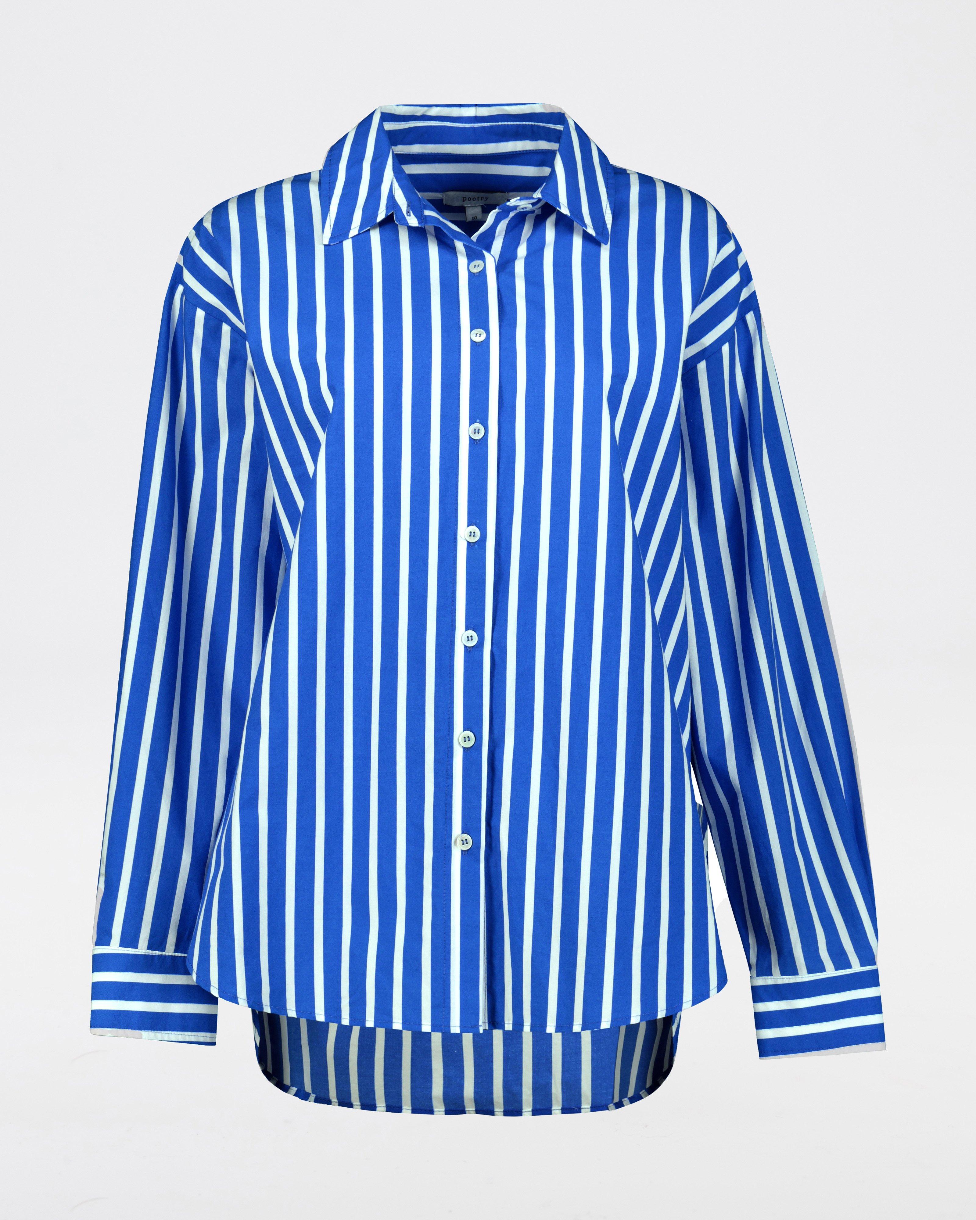 Annalise Relaxed Shirt -  Blue