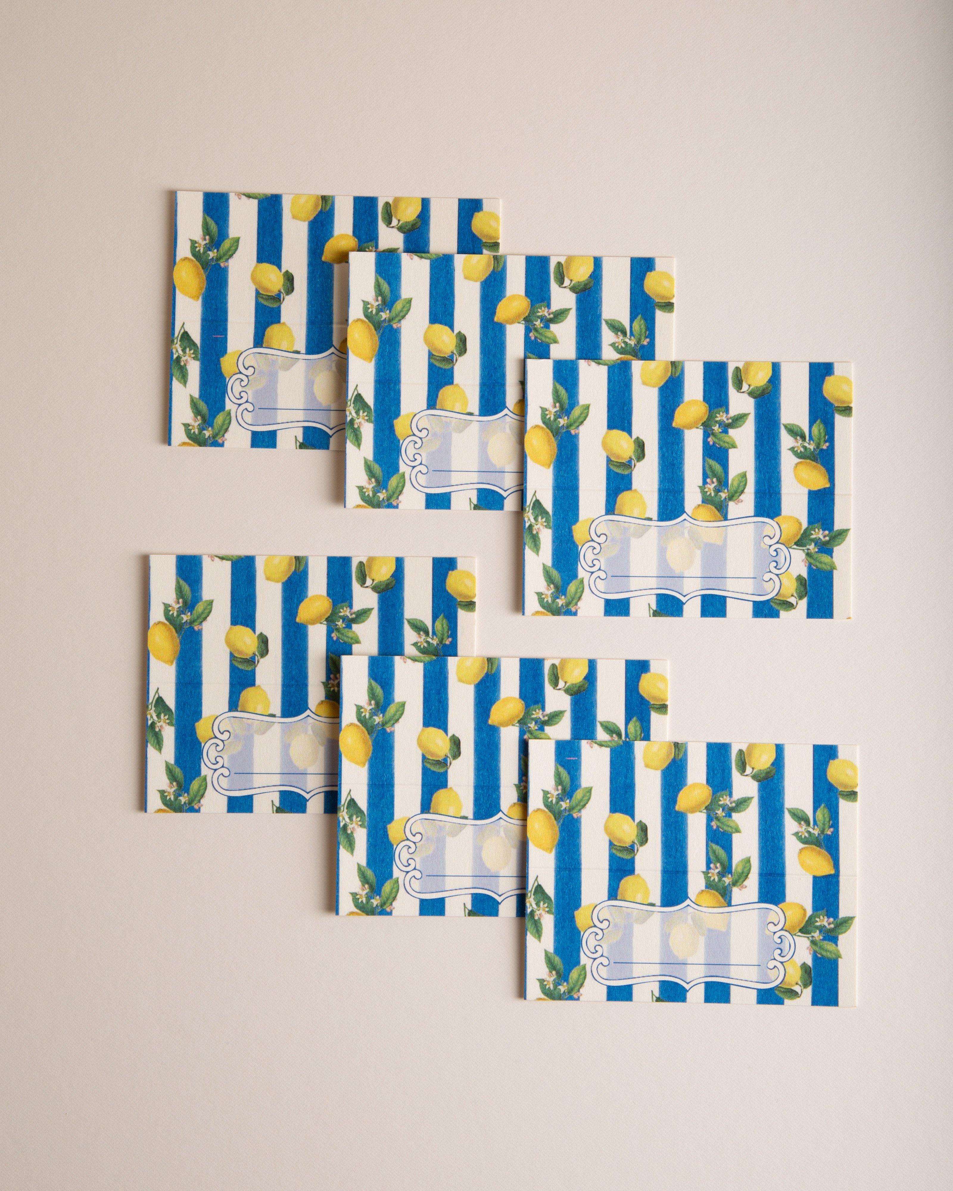La Dolce Vita Placeholder Card Set -  Blue