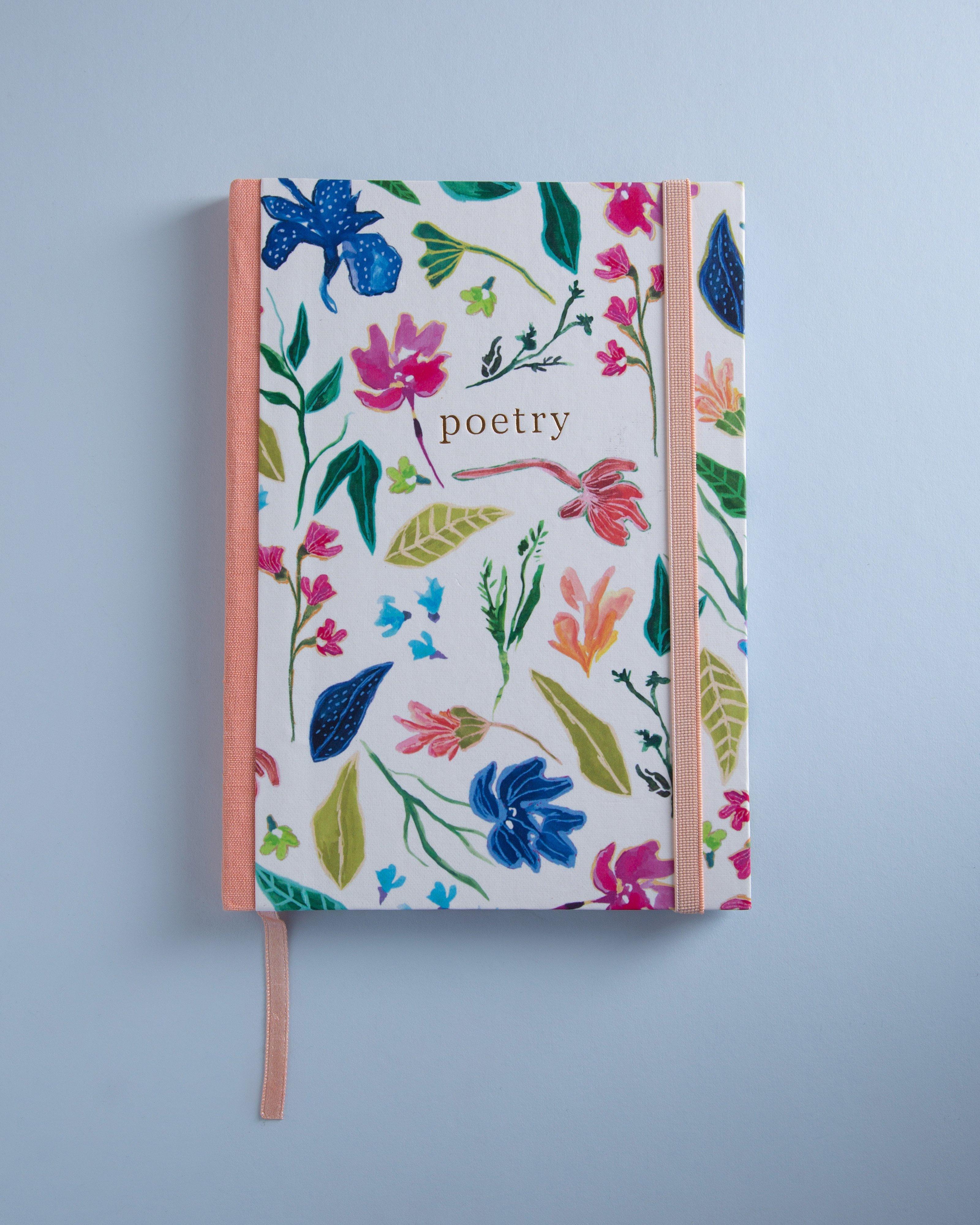 Wildflower Hard Cover Notebook -  Assorted