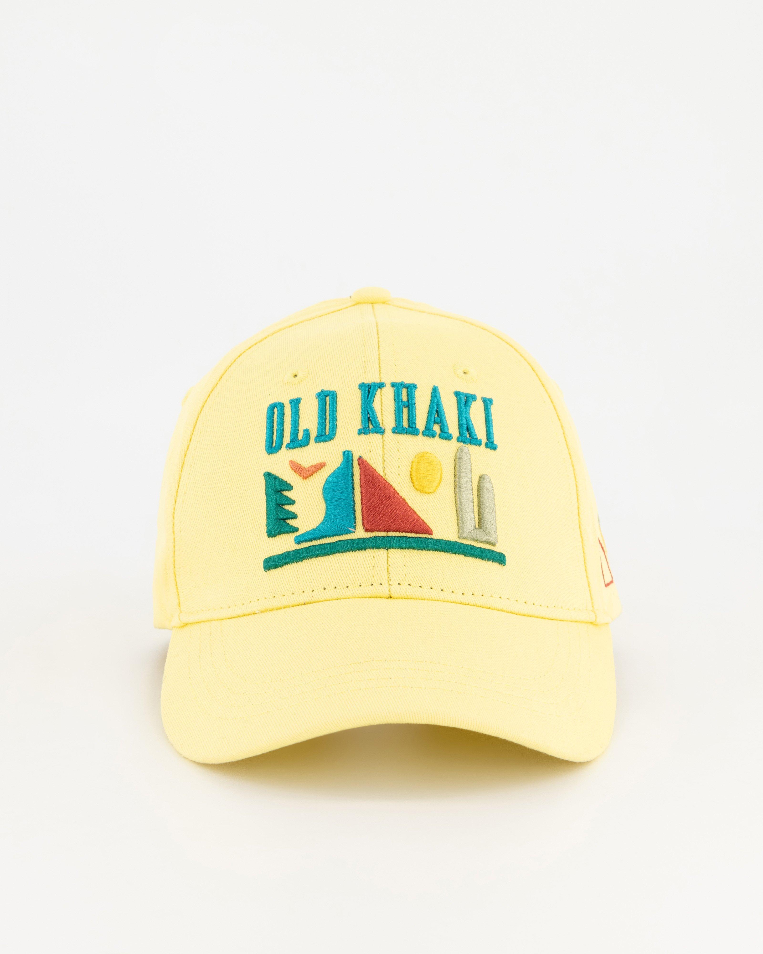 Men’s Evren Island Style Peak Cap -  Yellow