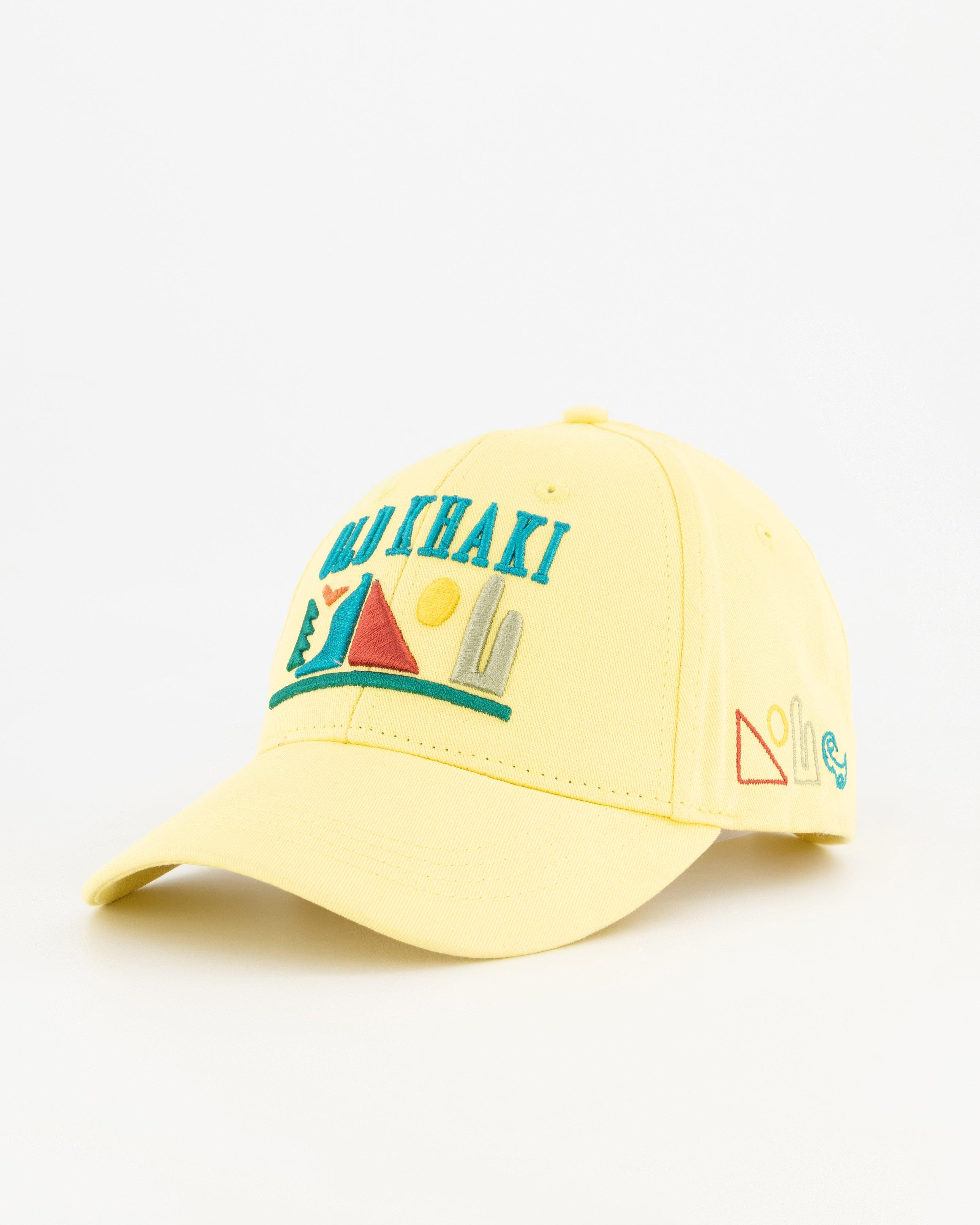Men’s Evren Island Style Peak Cap -  Yellow