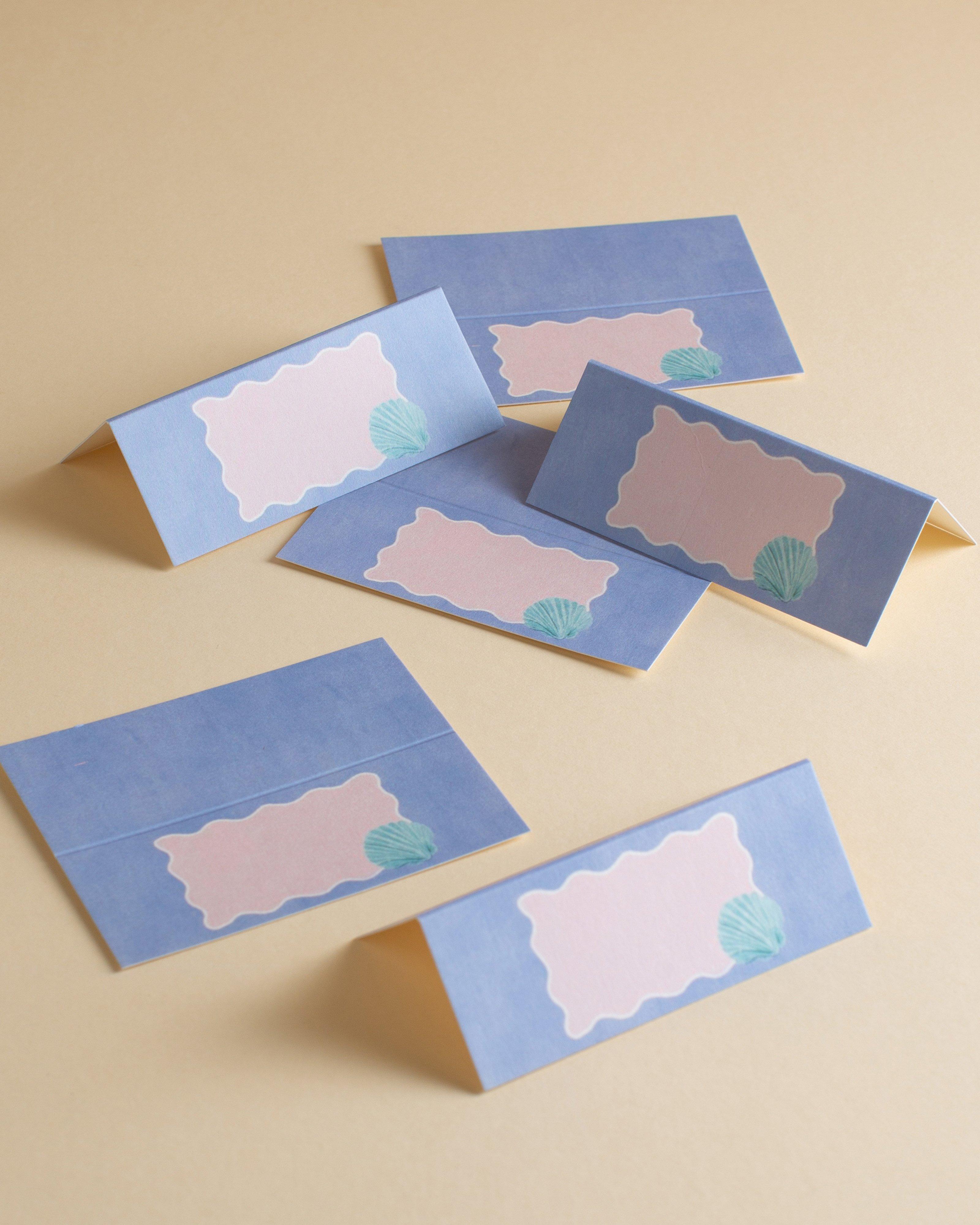 Sea Shells Place Card -  Assorted