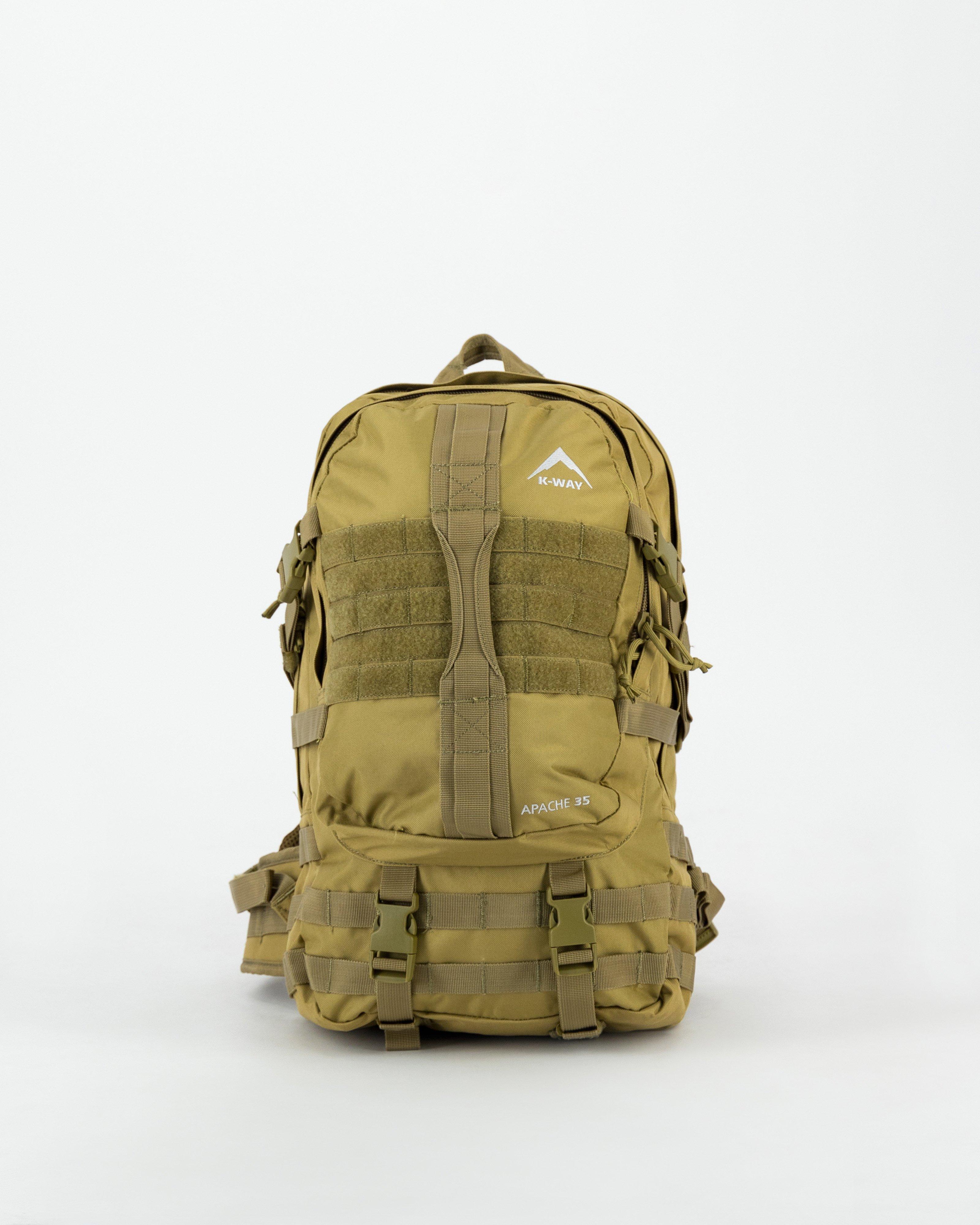 K-Way Apache 35L Daypack -  Tan