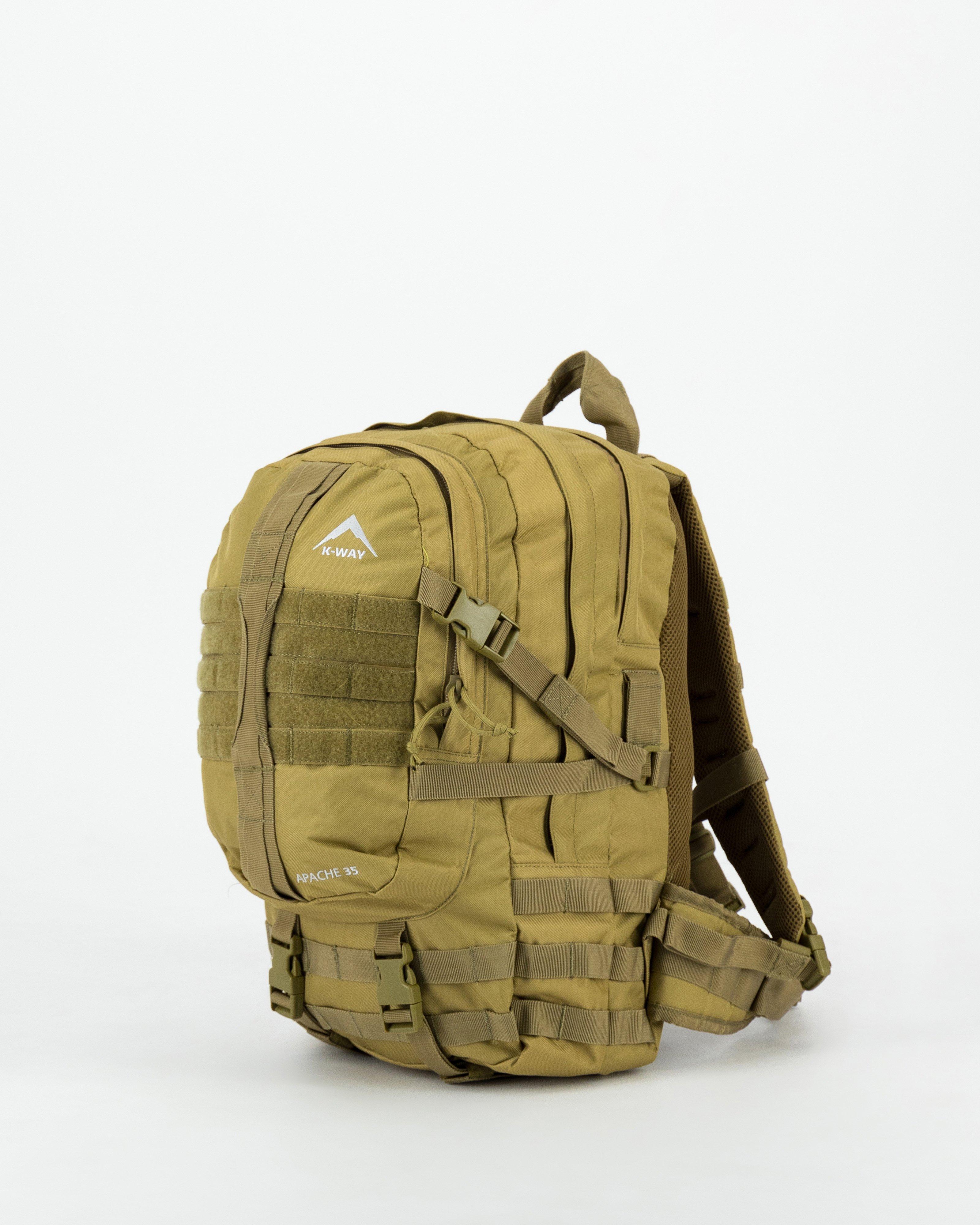 K-Way Apache 35L Daypack -  Tan