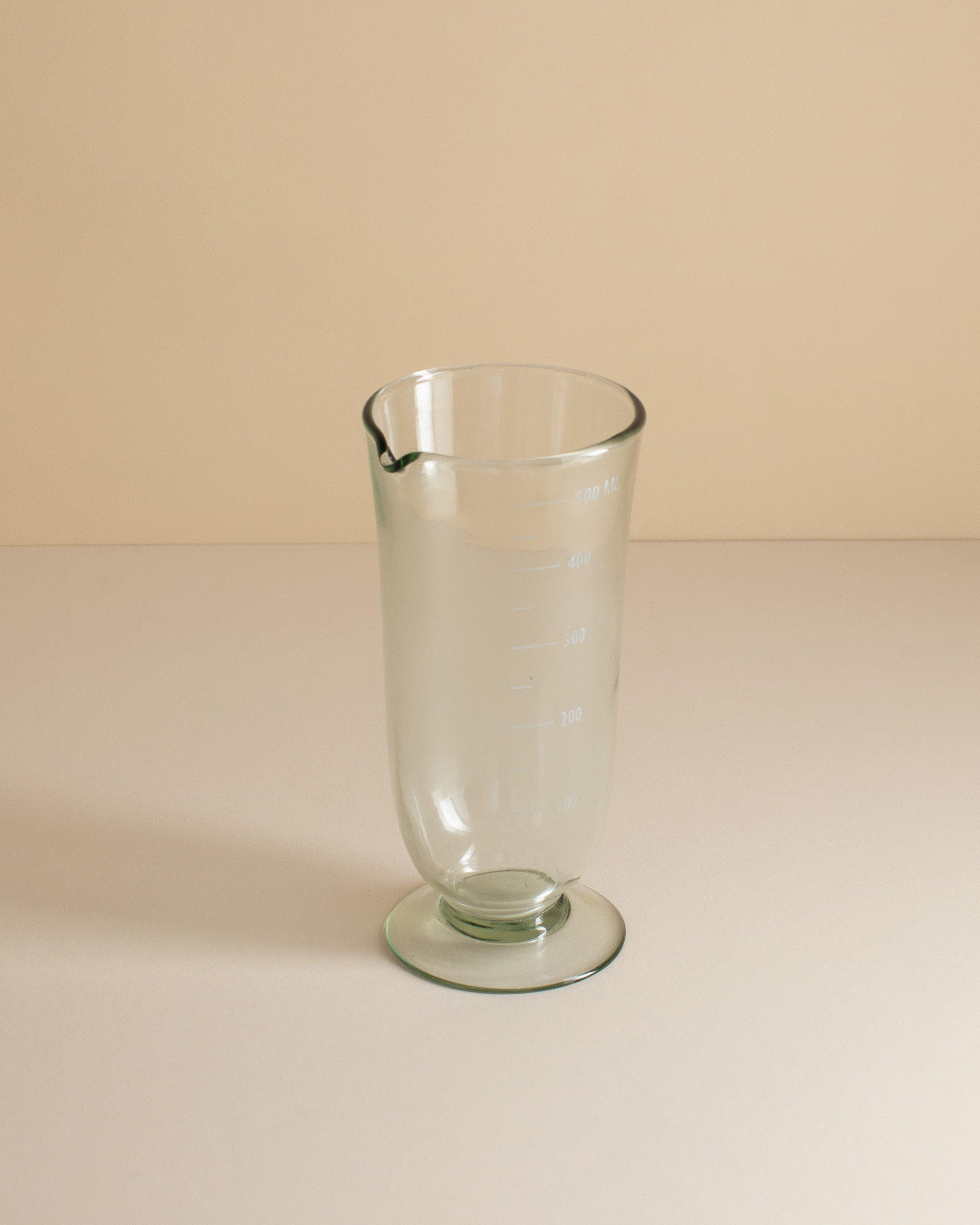 Recycled Glass Large Measuring Jug -  No Colour