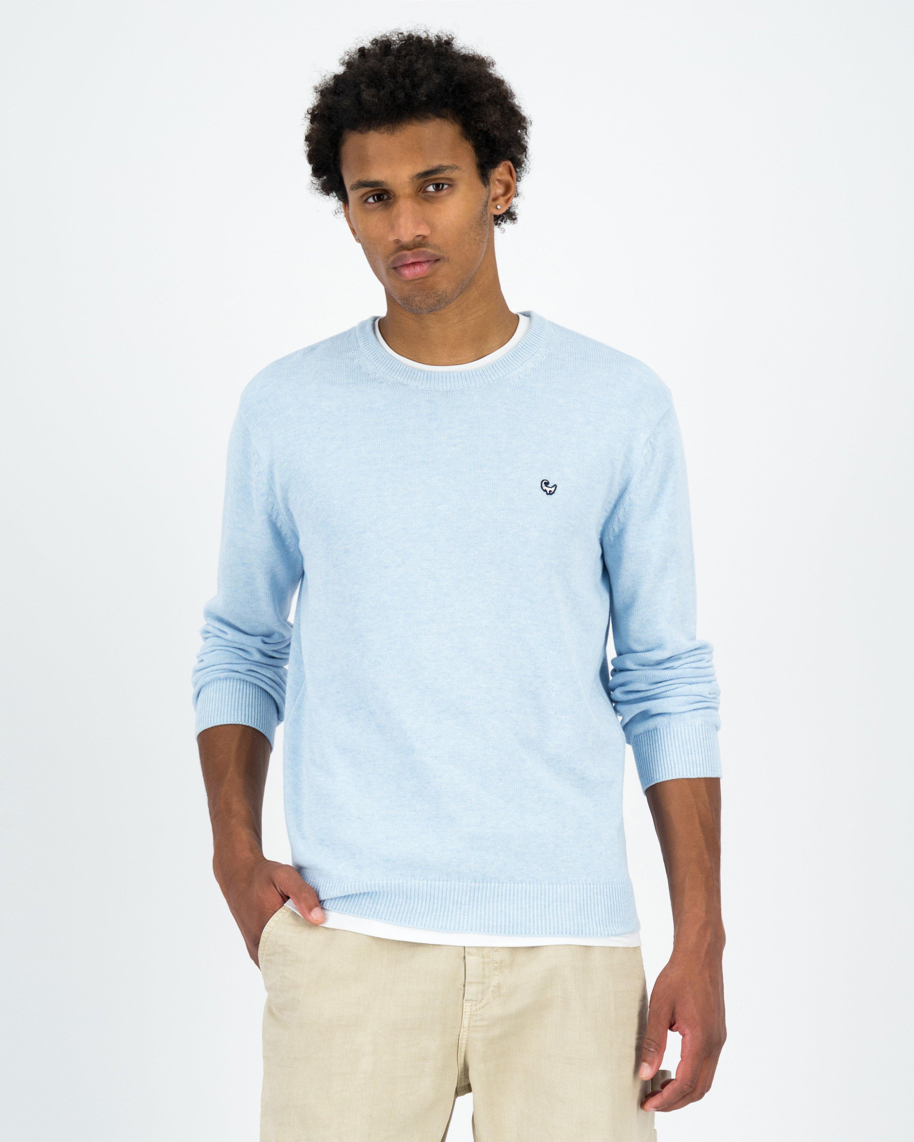Adam Colour Block Knit - utility khaki main image 0