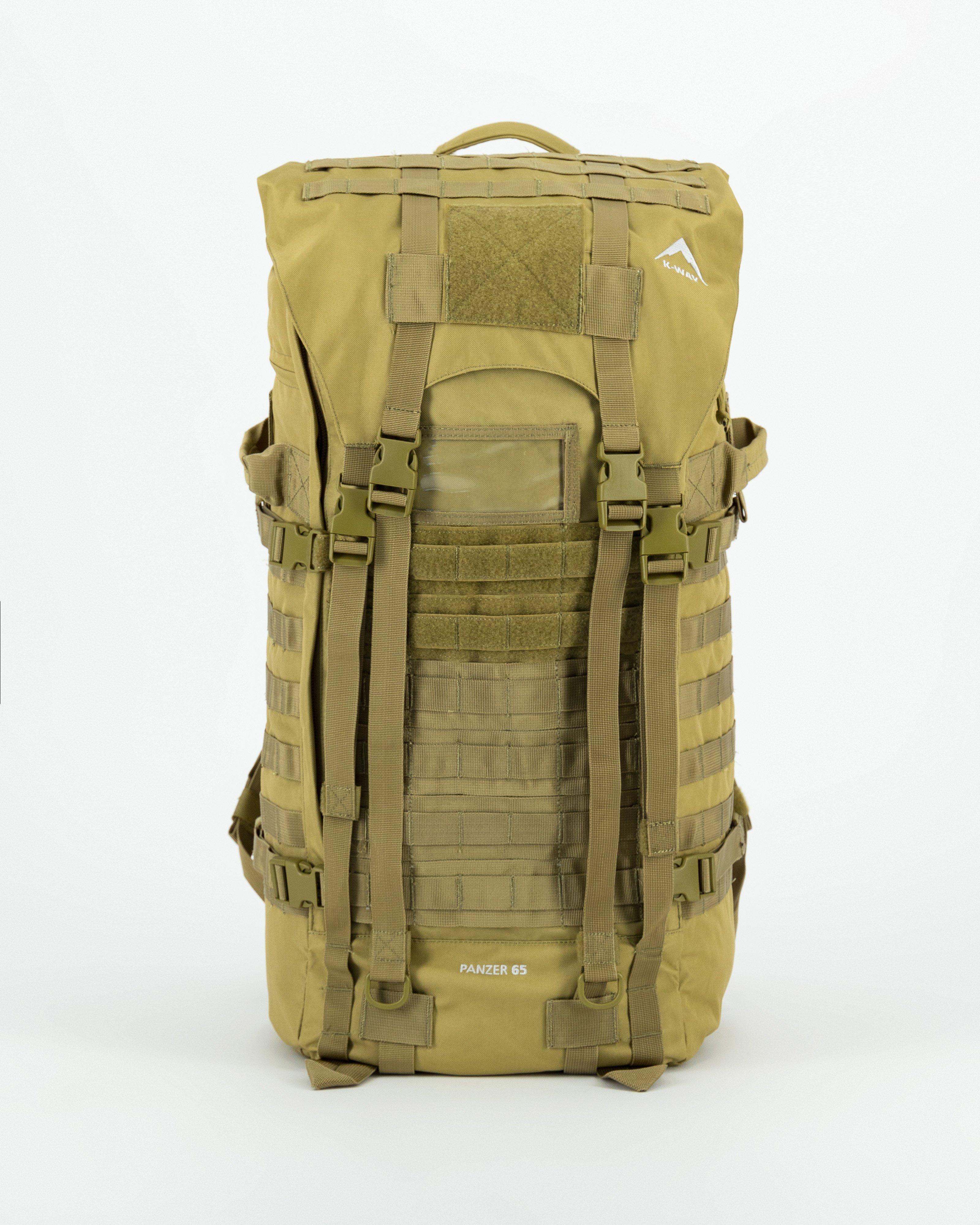 K-Way Panzer 65L Hiking Pack -  Tan