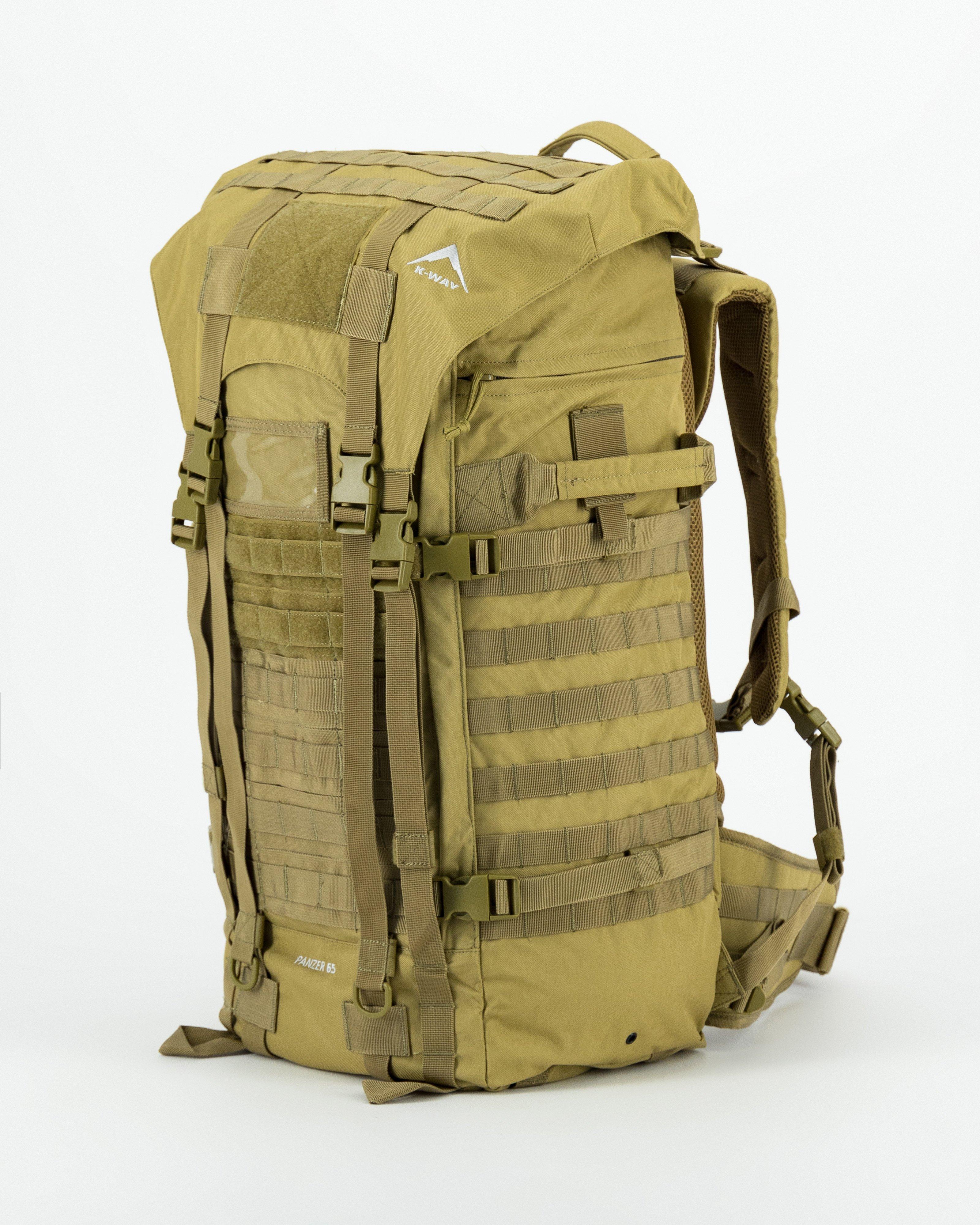 K-Way Panzer 65L Hiking Pack -  Tan