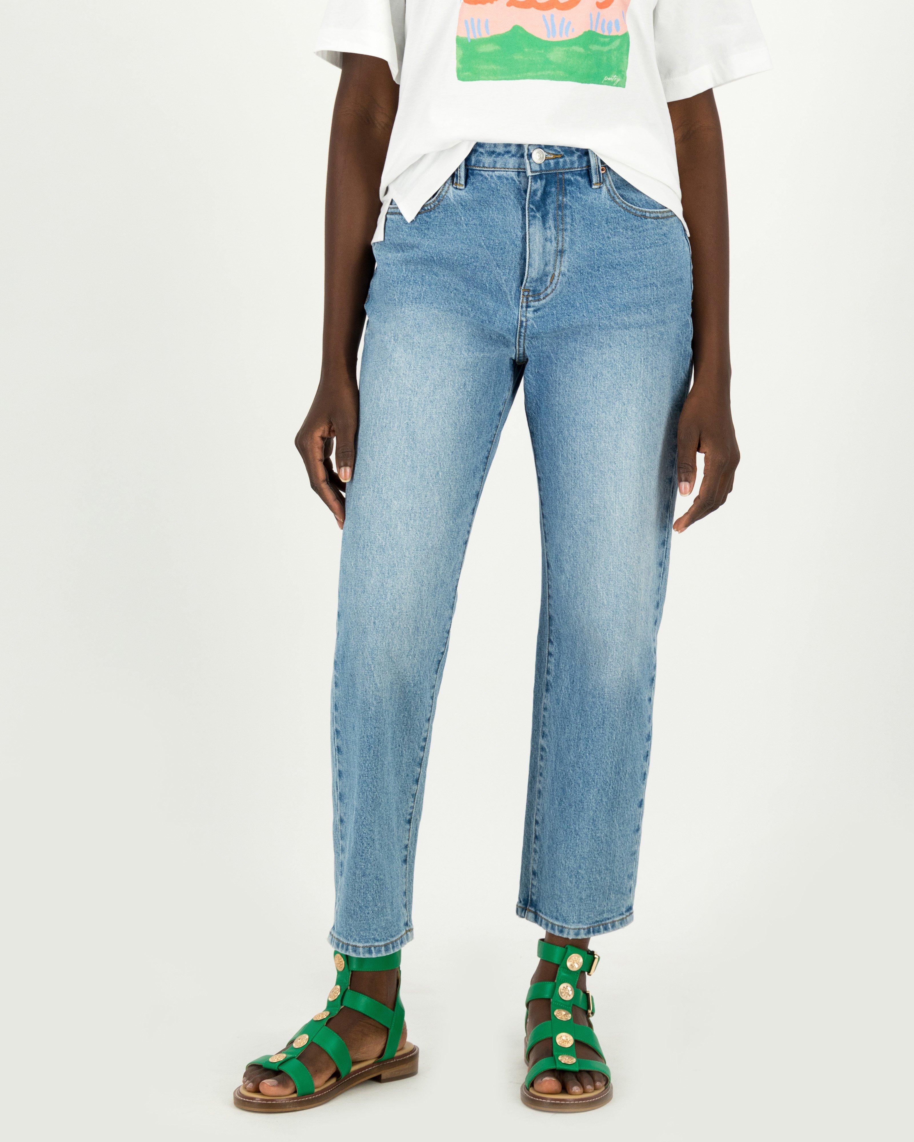Davis Straight-Leg Denim -  Light Blue