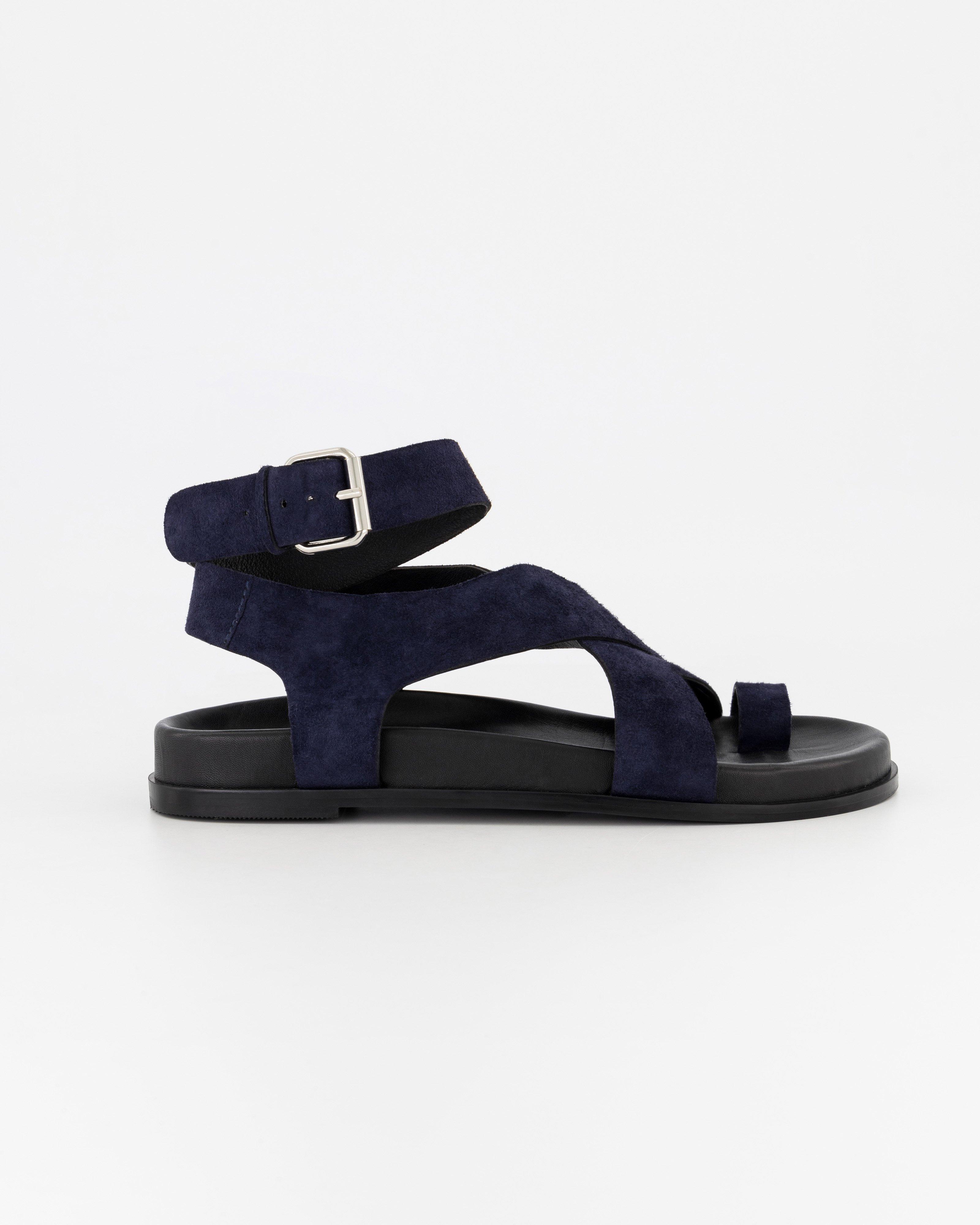 Jullian Suede Sandal -  Blue