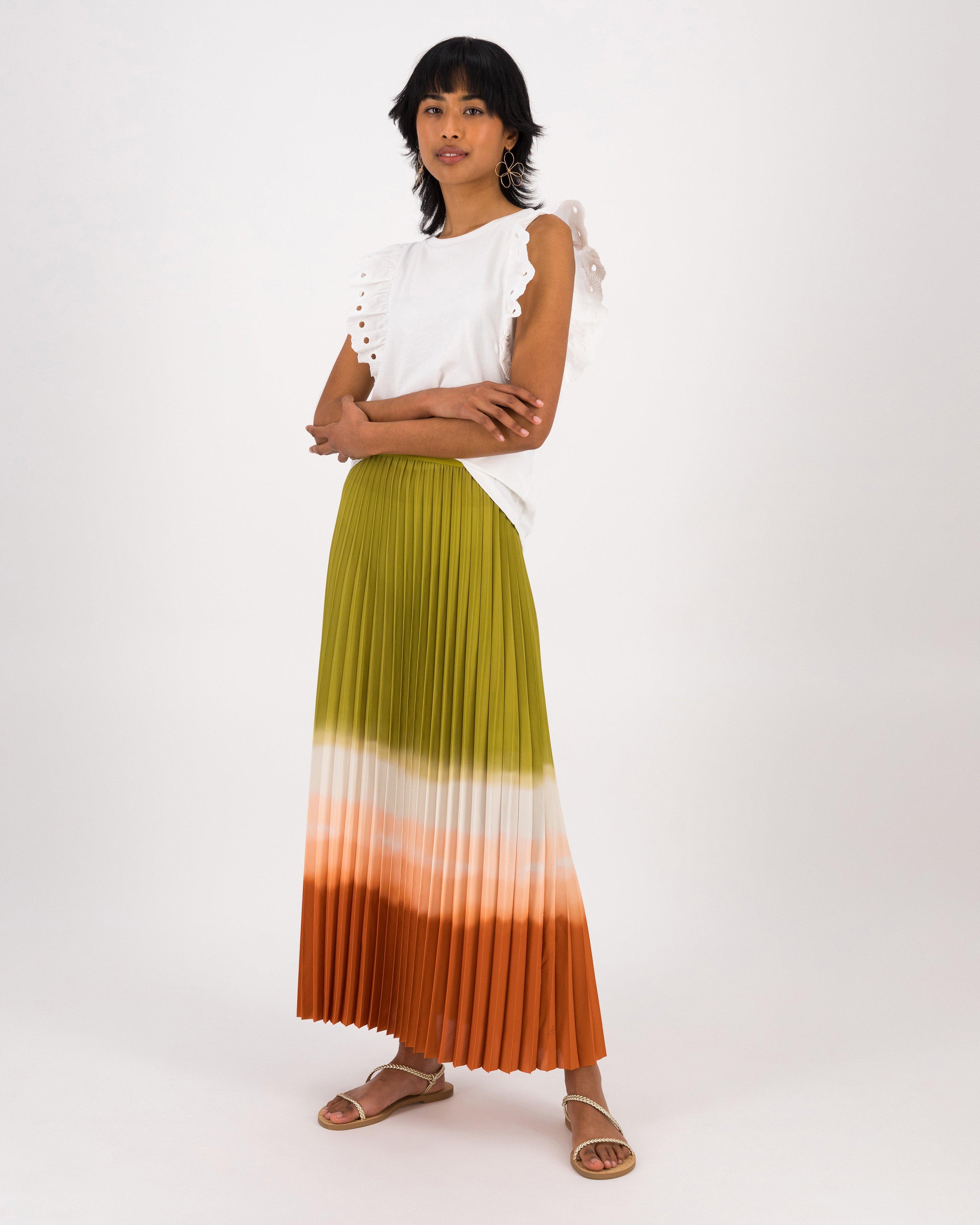 Donna Printed Pleated Skirt - Poetry Clothing Store