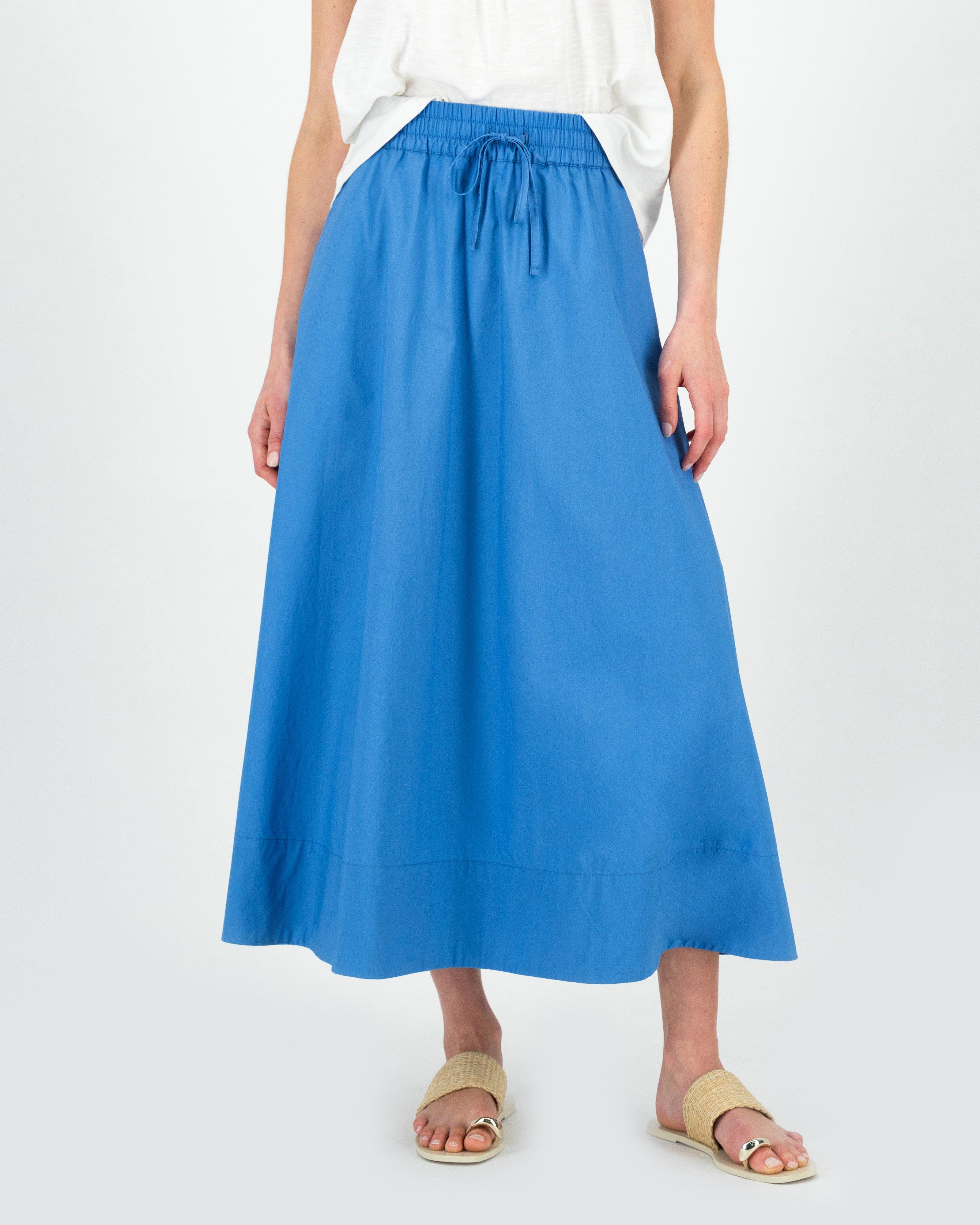 Popeline Printed Skirt