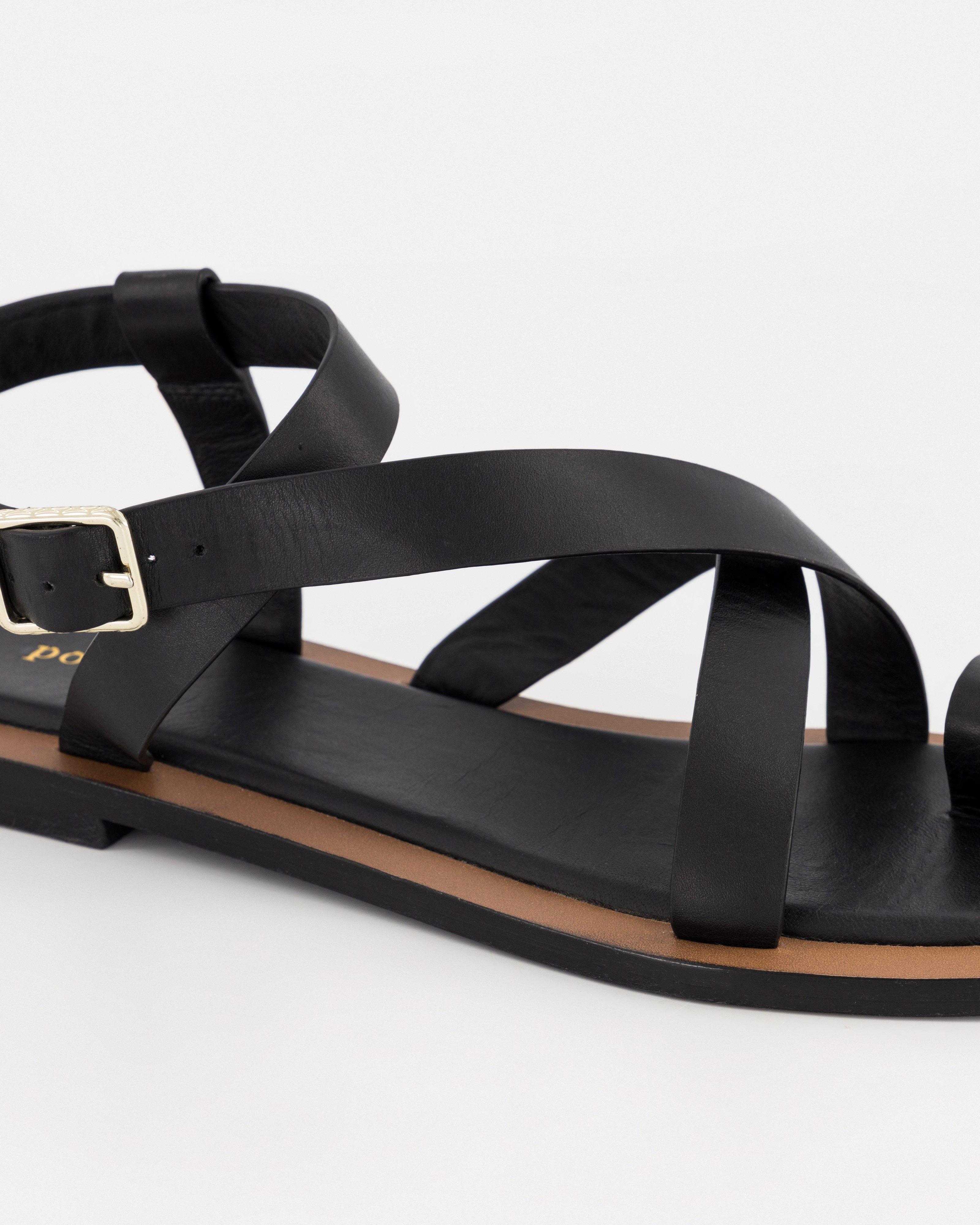 Evangeline Sandal -  Black