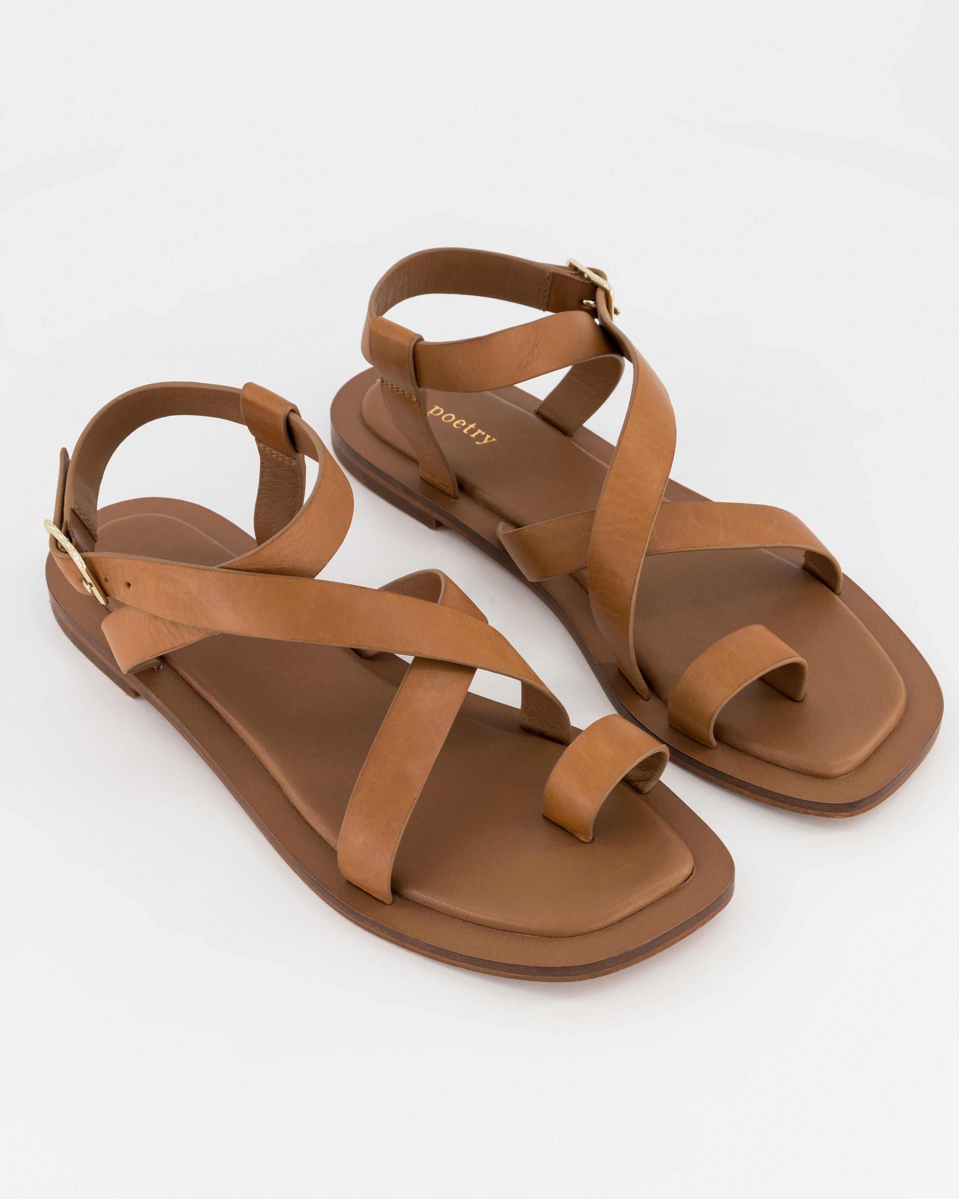 Evangeline Sandal -  Tan