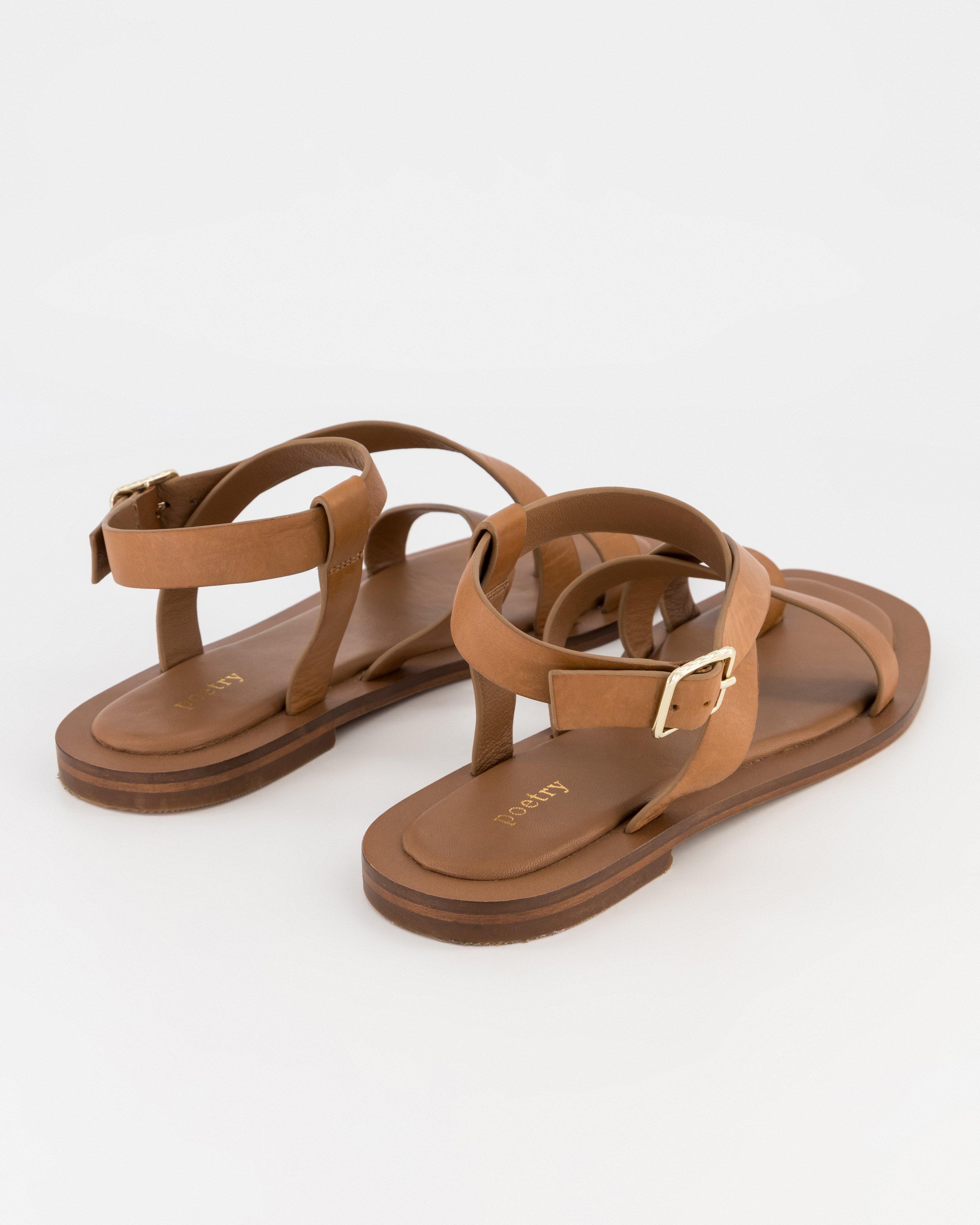 Evangeline Sandal -  Tan