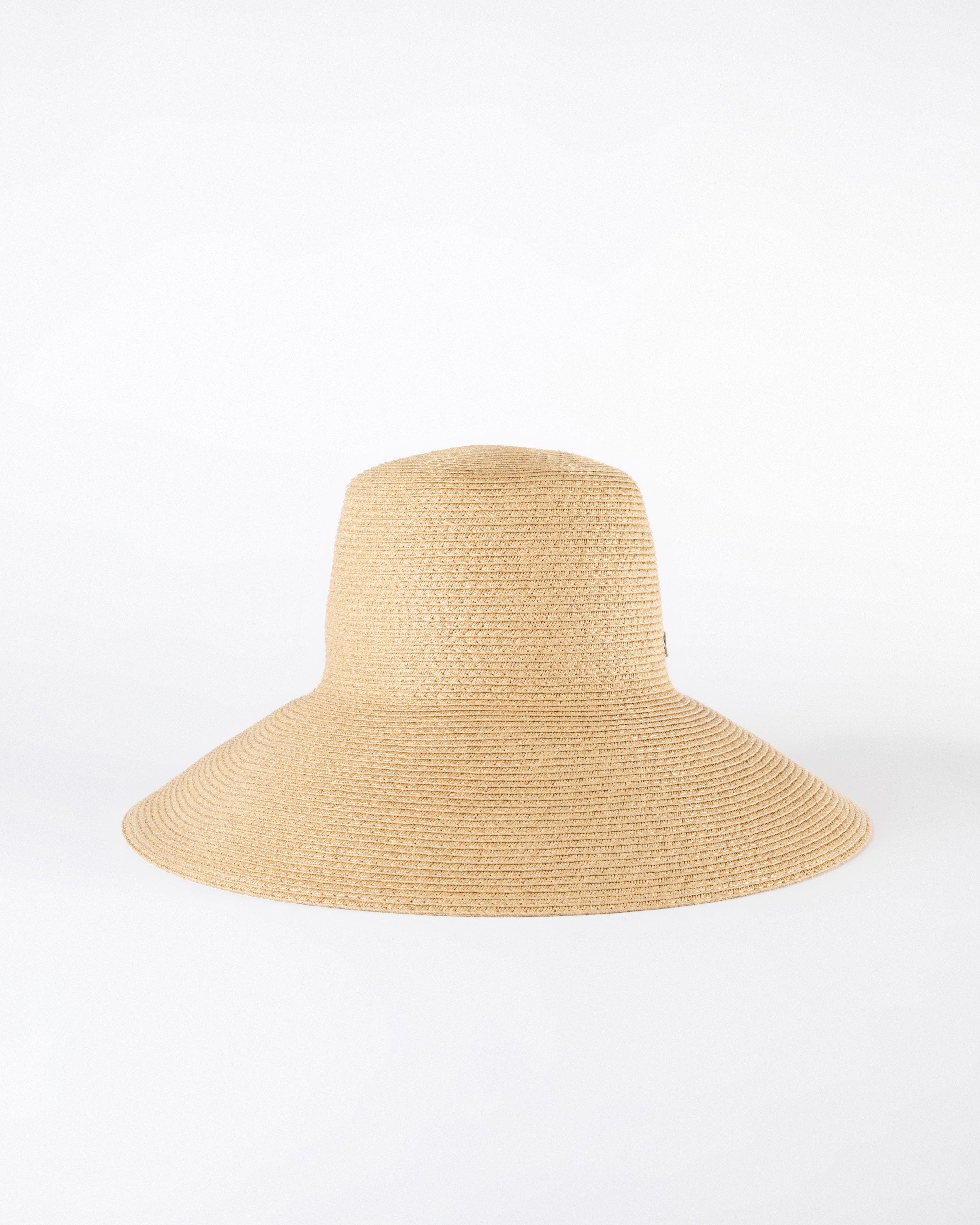 Orla Taped Straw Bucket Hat -  Oatmeal