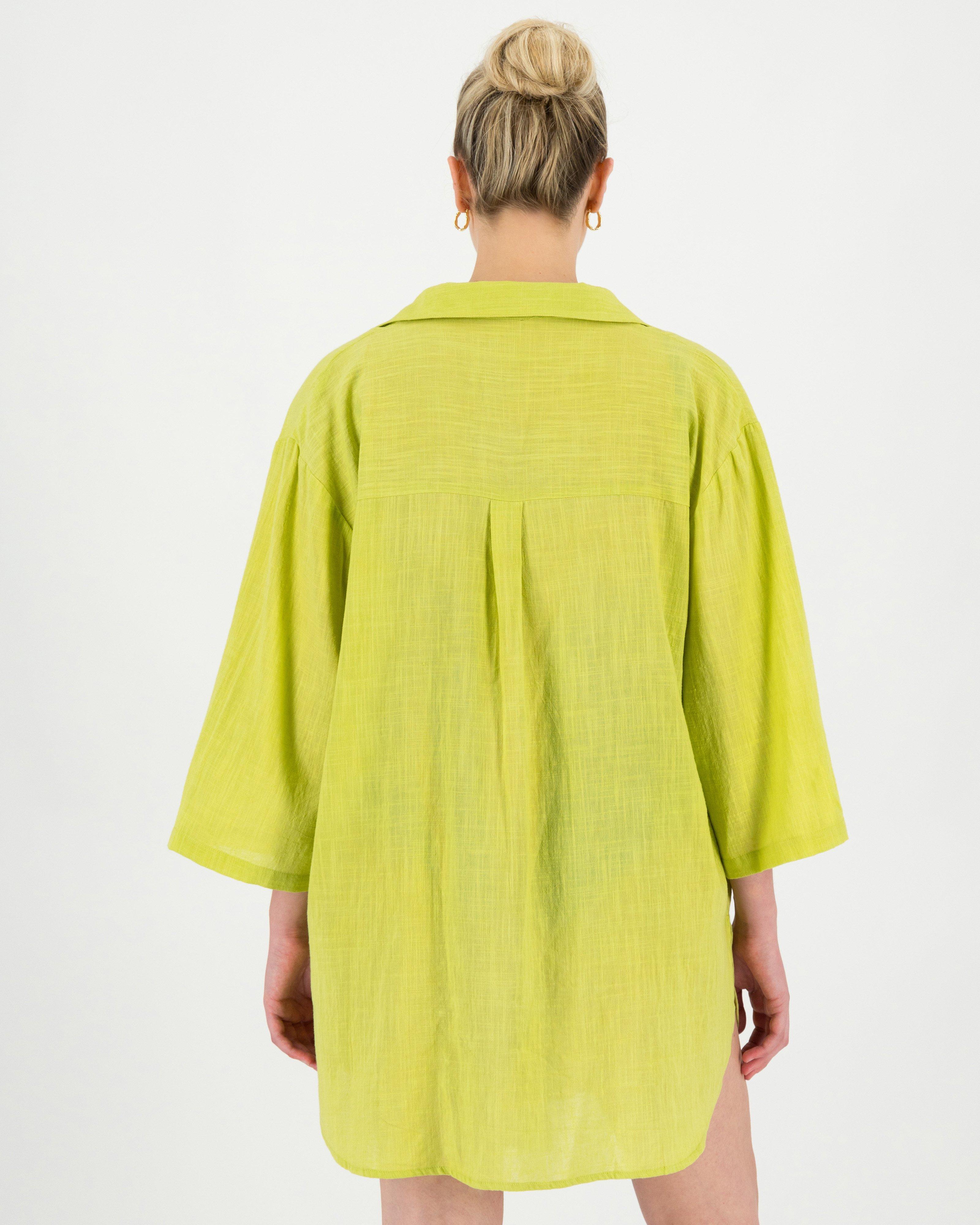 Women's Simmy Knot Kimono -  Green