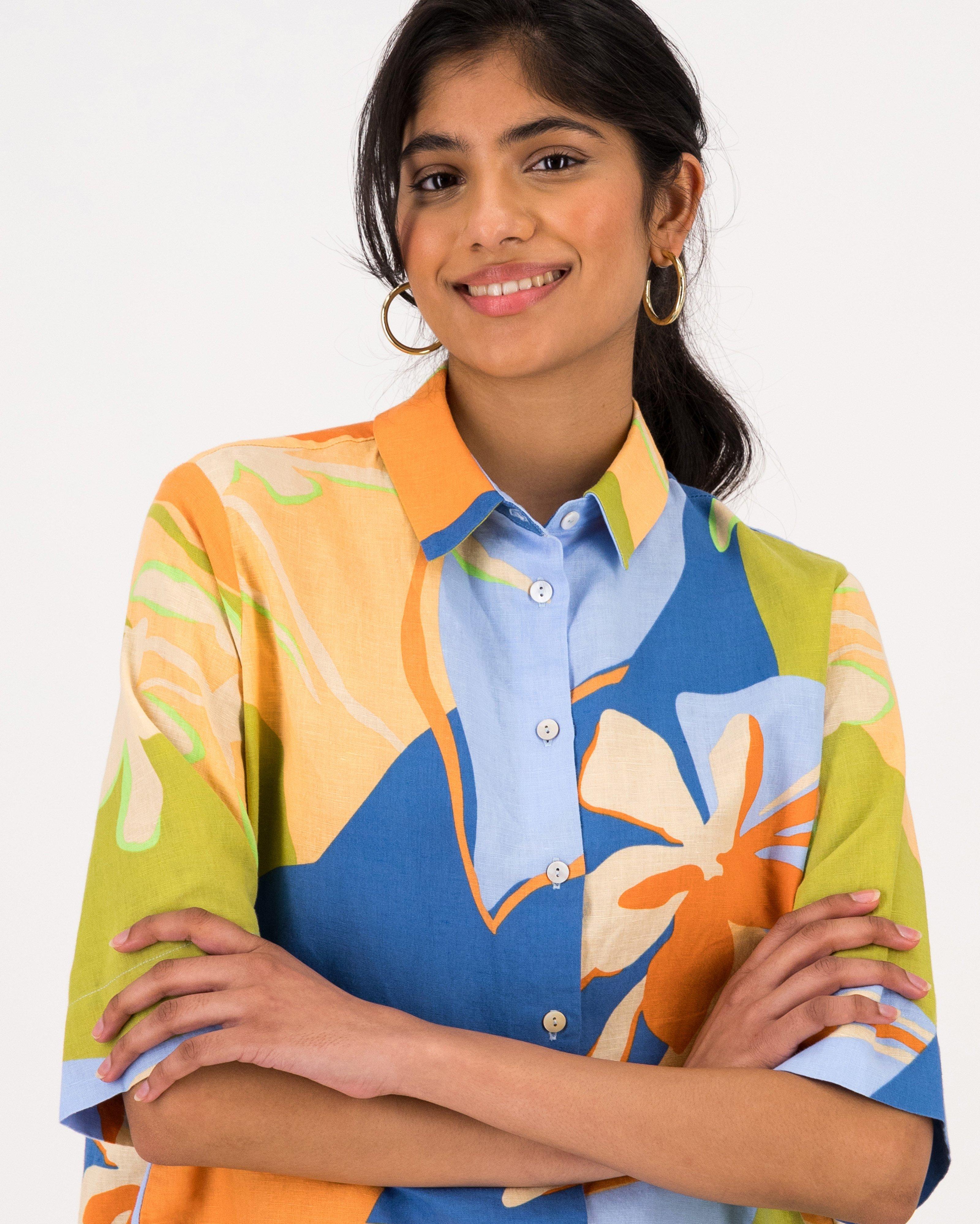 Liza Linen Shirt -  Assorted