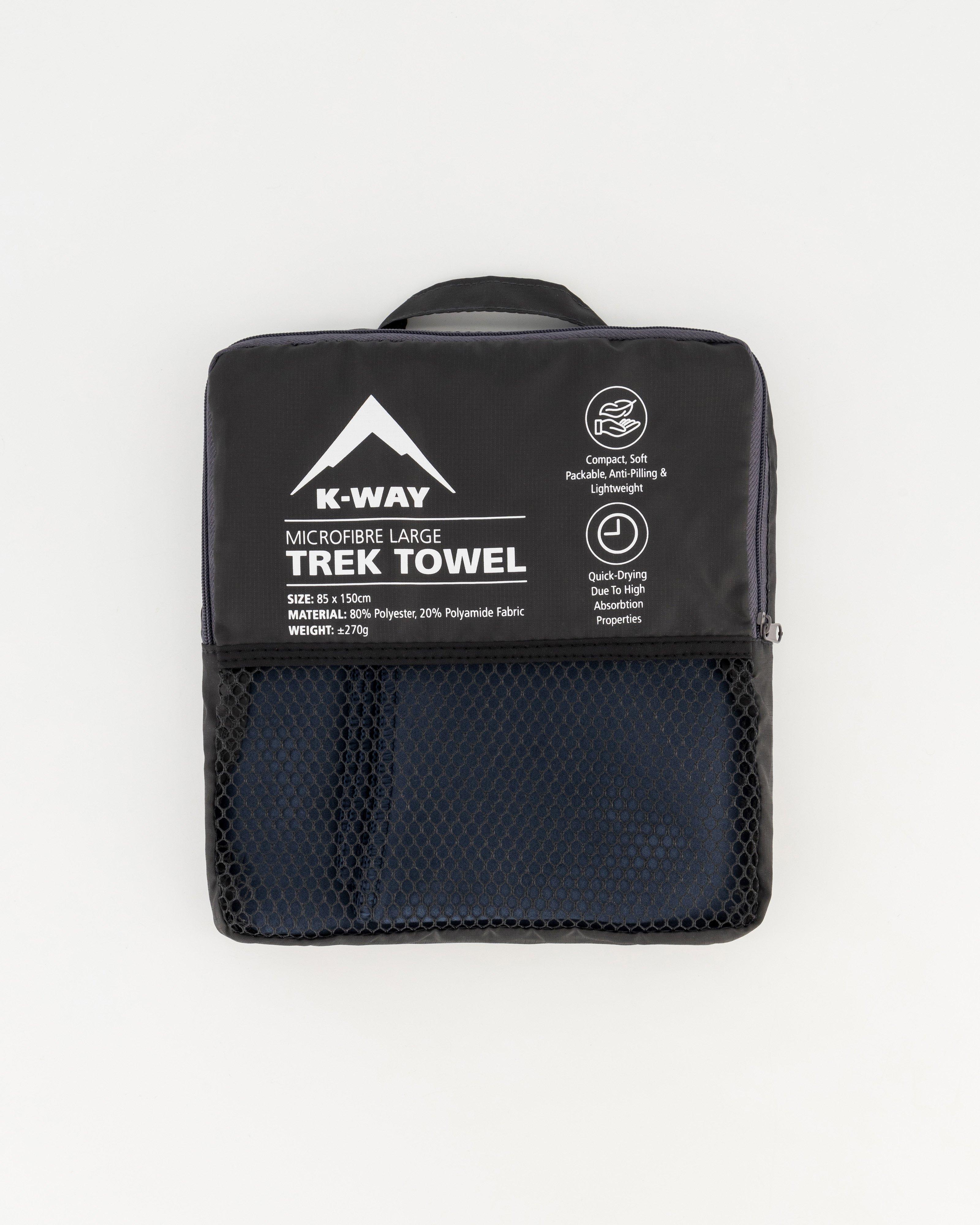 K-Way Large Trek Towel -  Navy