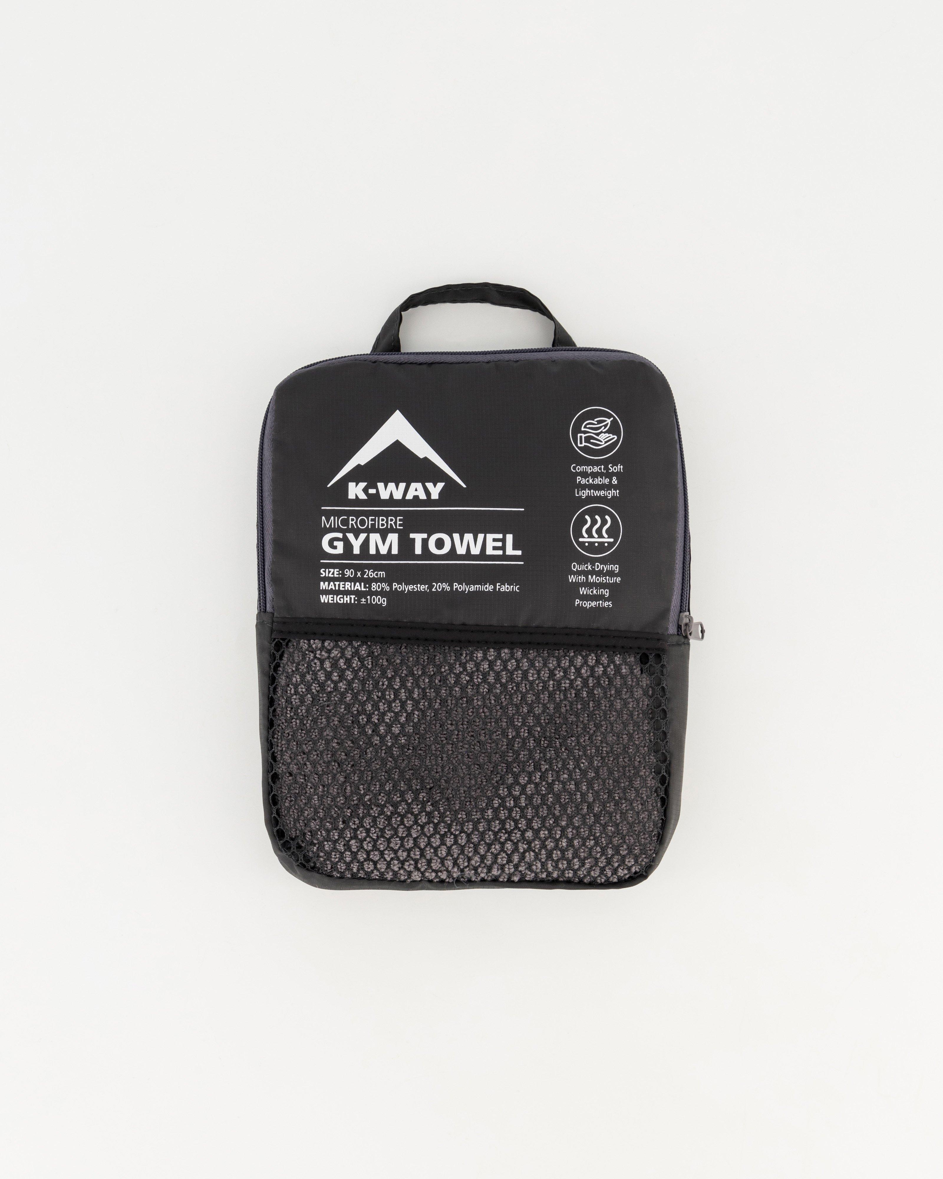 K-Way Gym Towel -  Charcoal