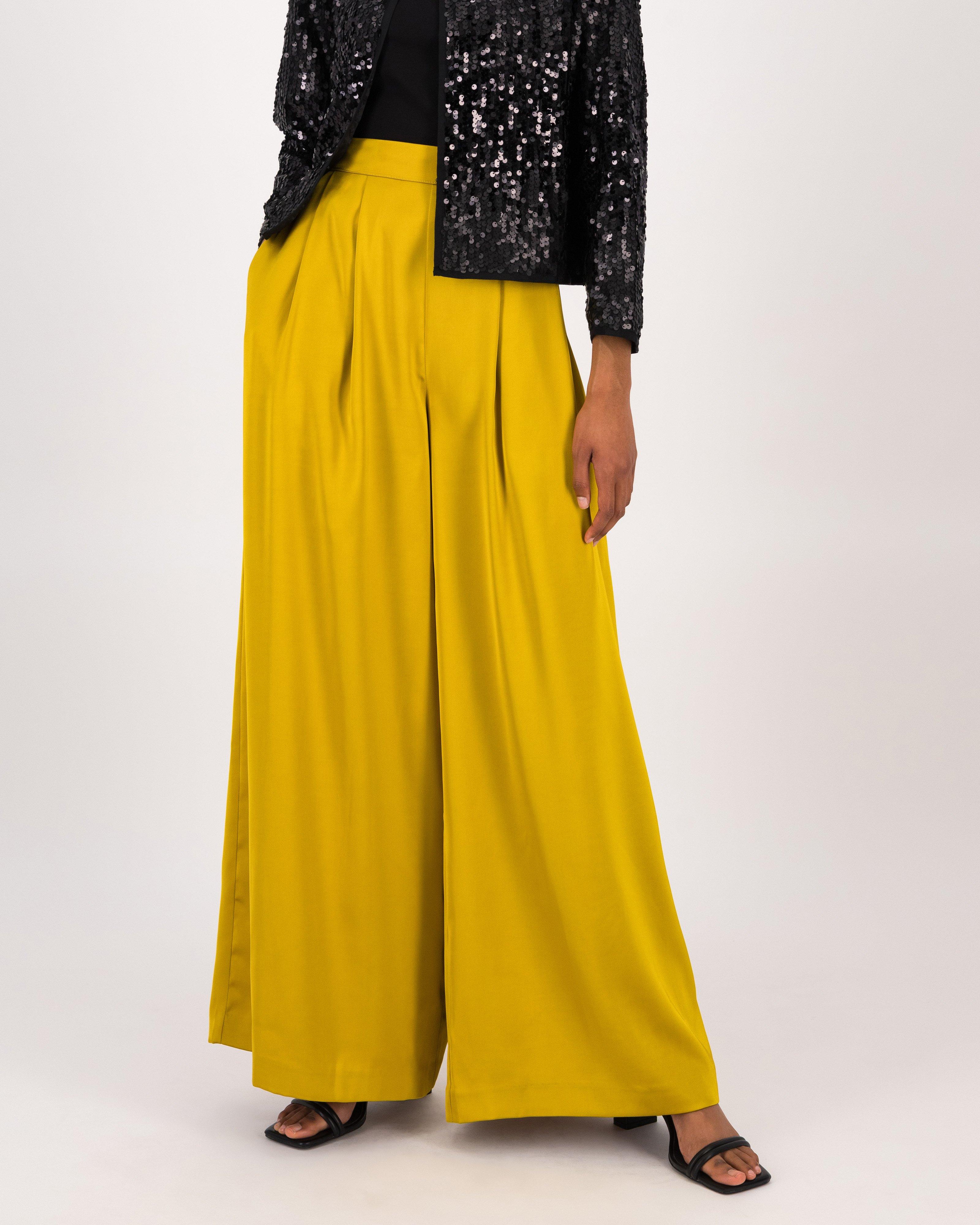 Mirra Draped Wide-Leg Pants - Poetry Clothing Store