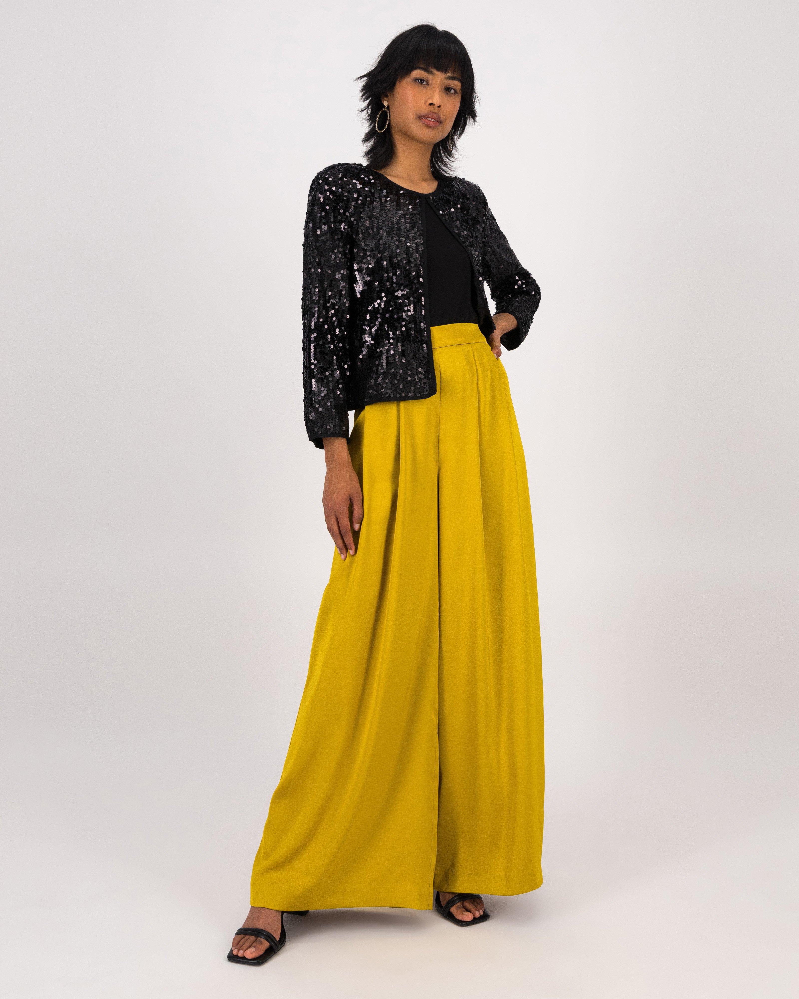 Yellow Palazzo Pants 