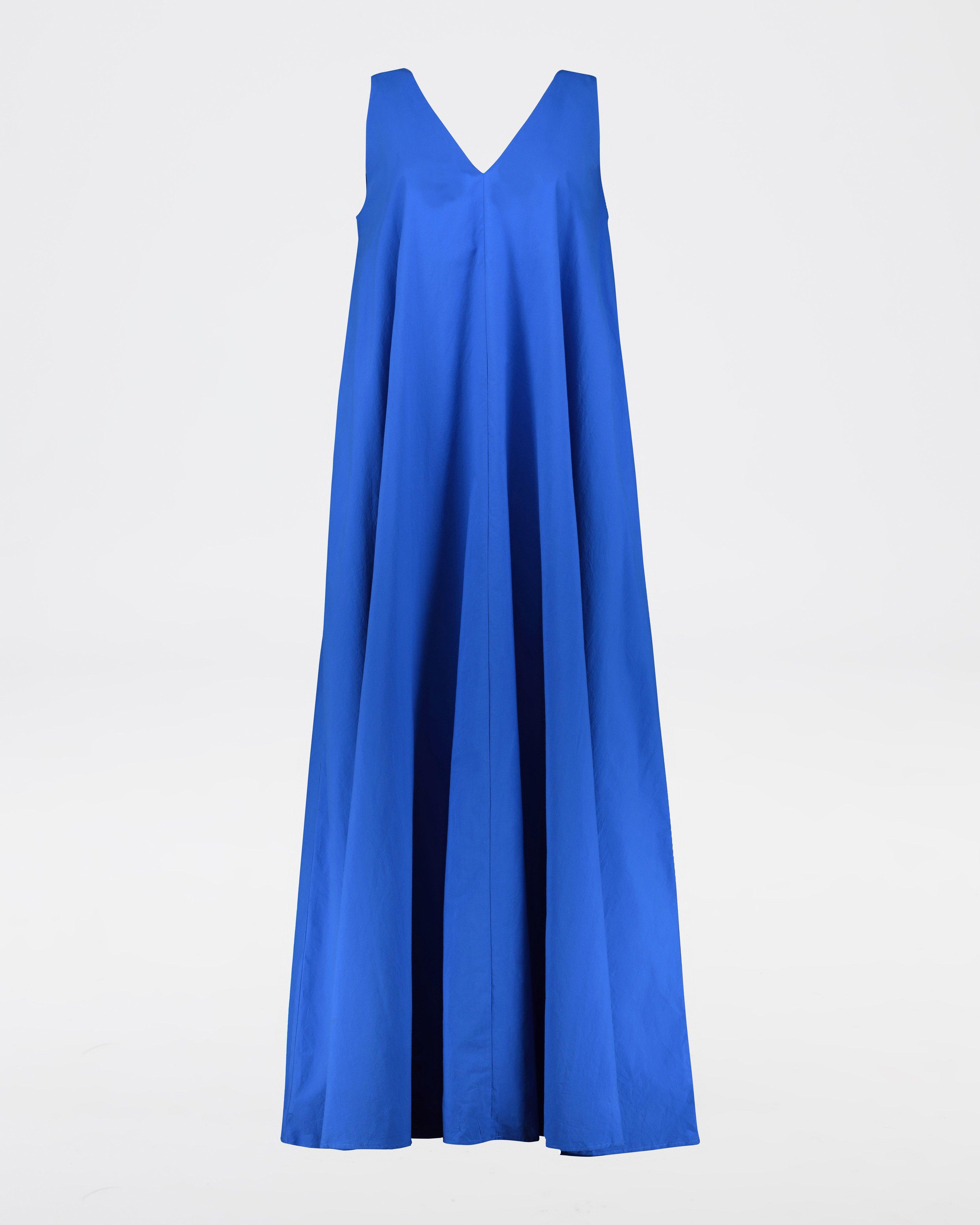 Noa Trapeze Maxi Dress -  Blue