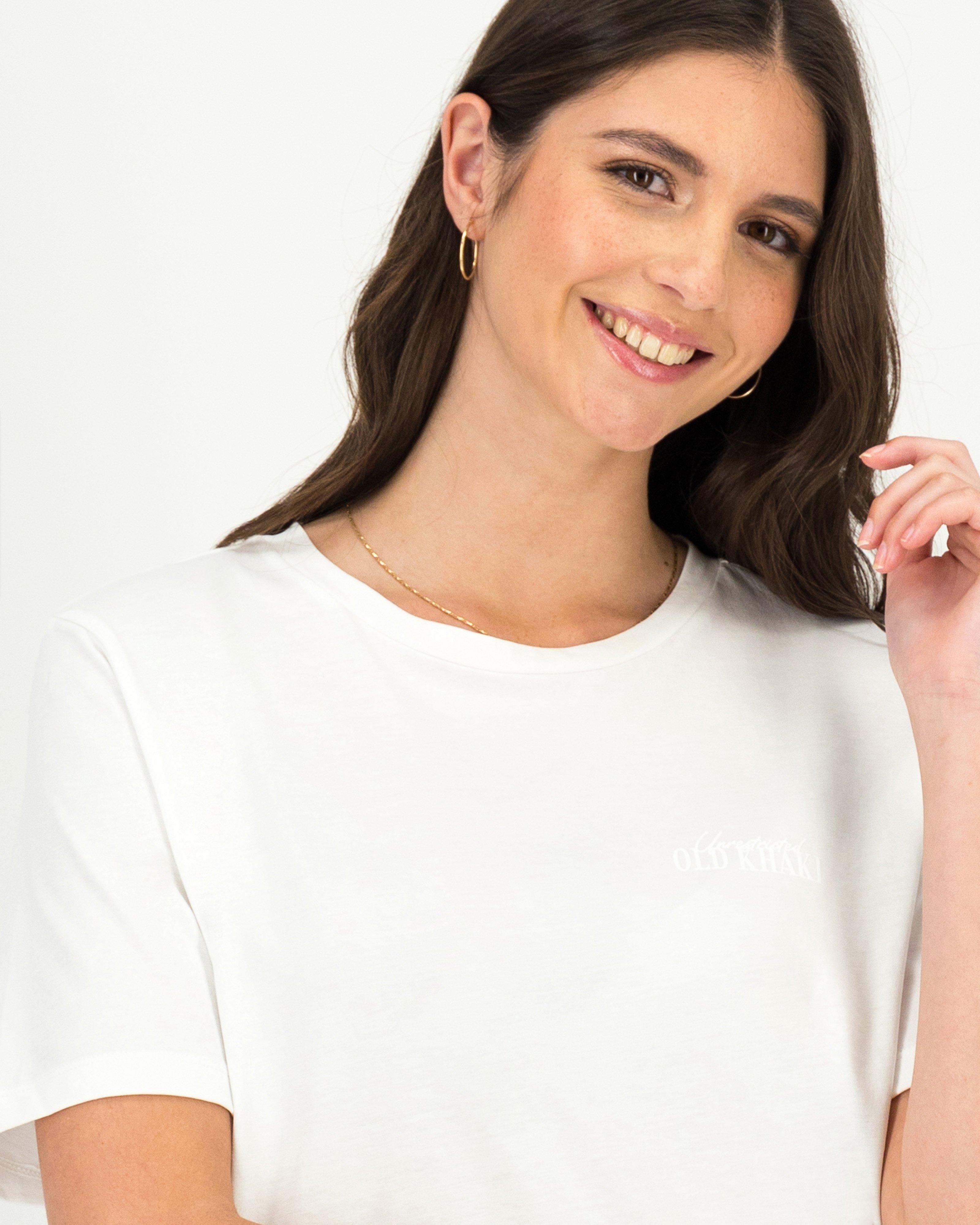 Women’s Missy Boxy T-Shirt -  White