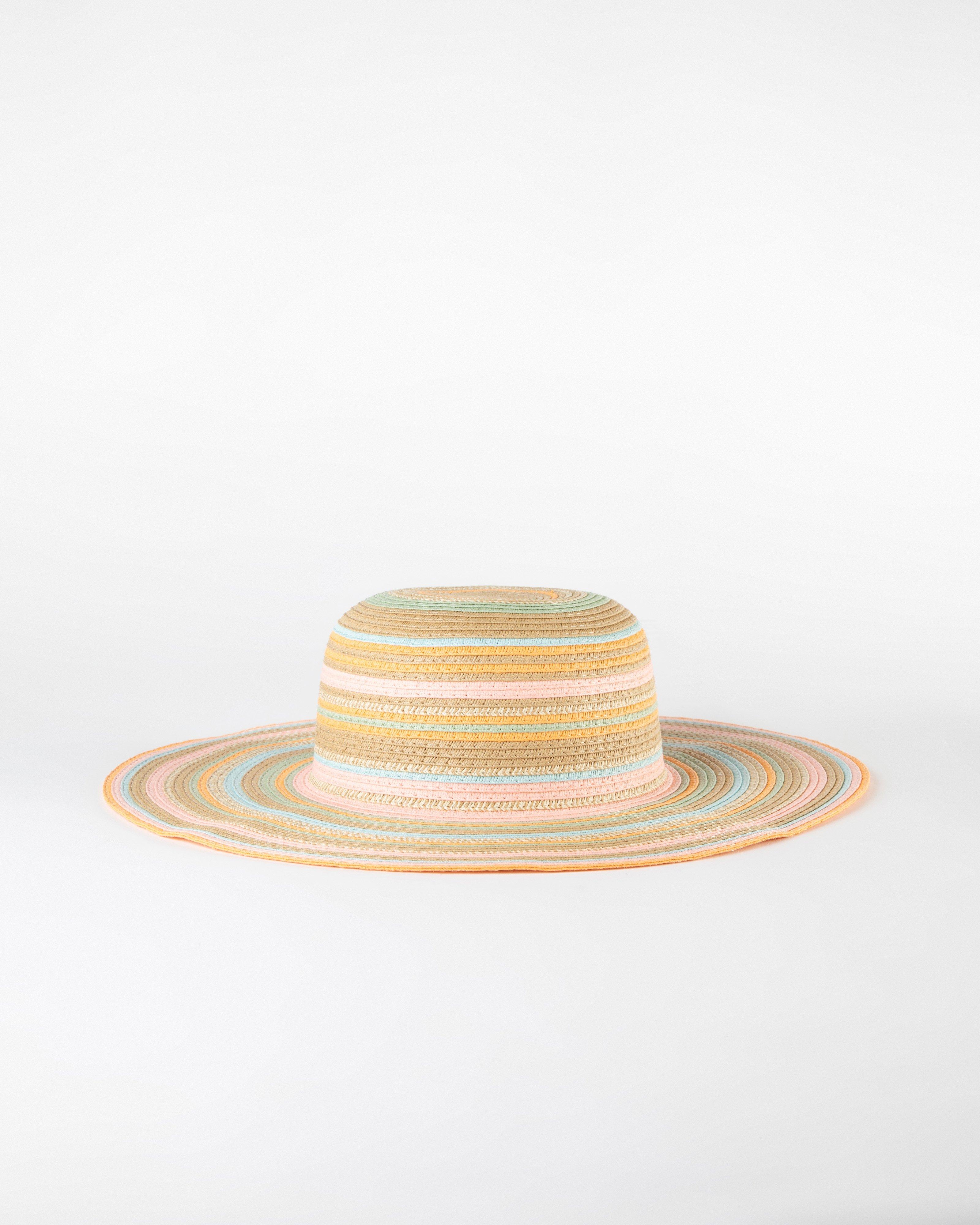 Zula Wide-Brimmed Straw Hat -  Assorted