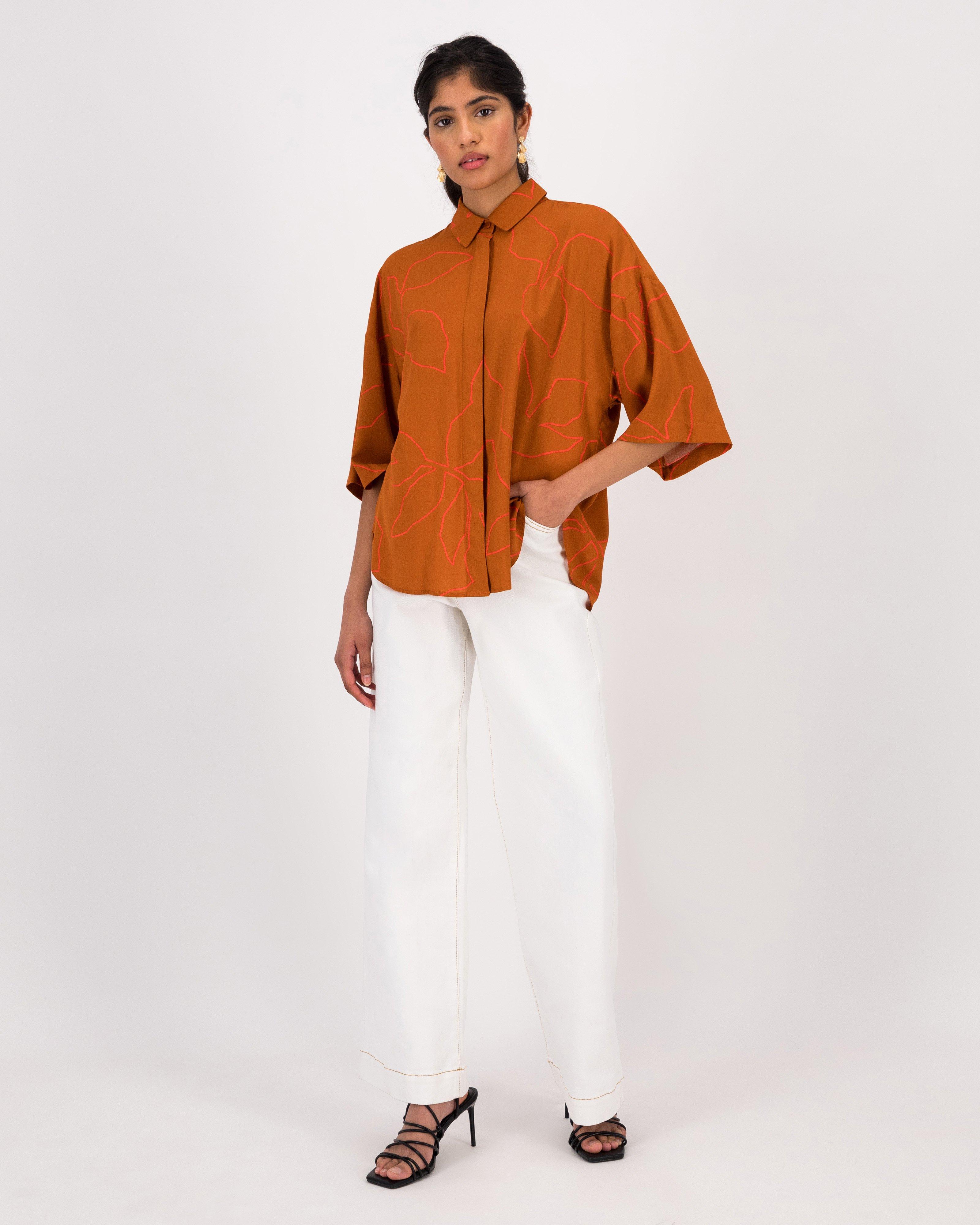 Oceana Shirt -  Brown