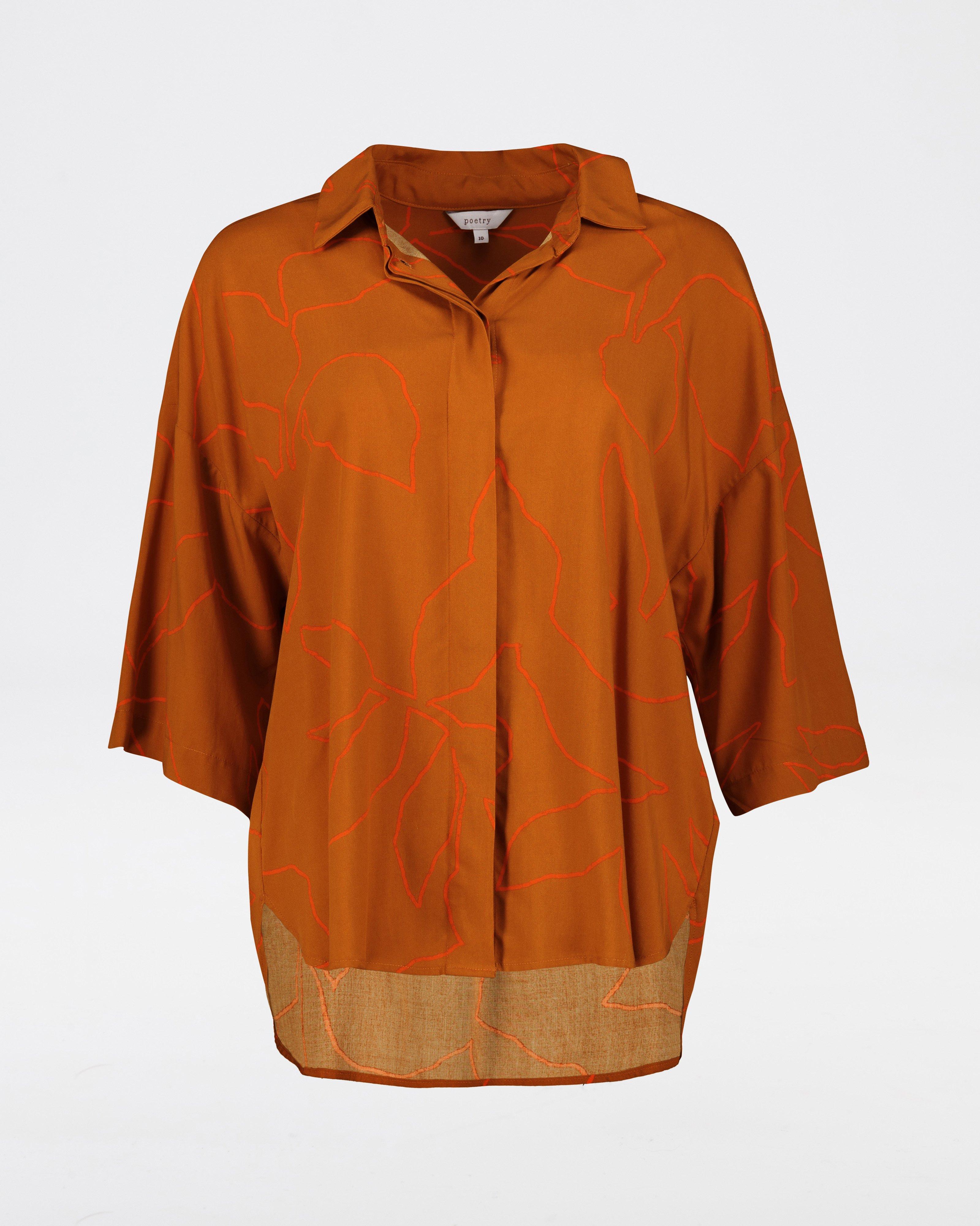 Oceana Shirt -  Brown