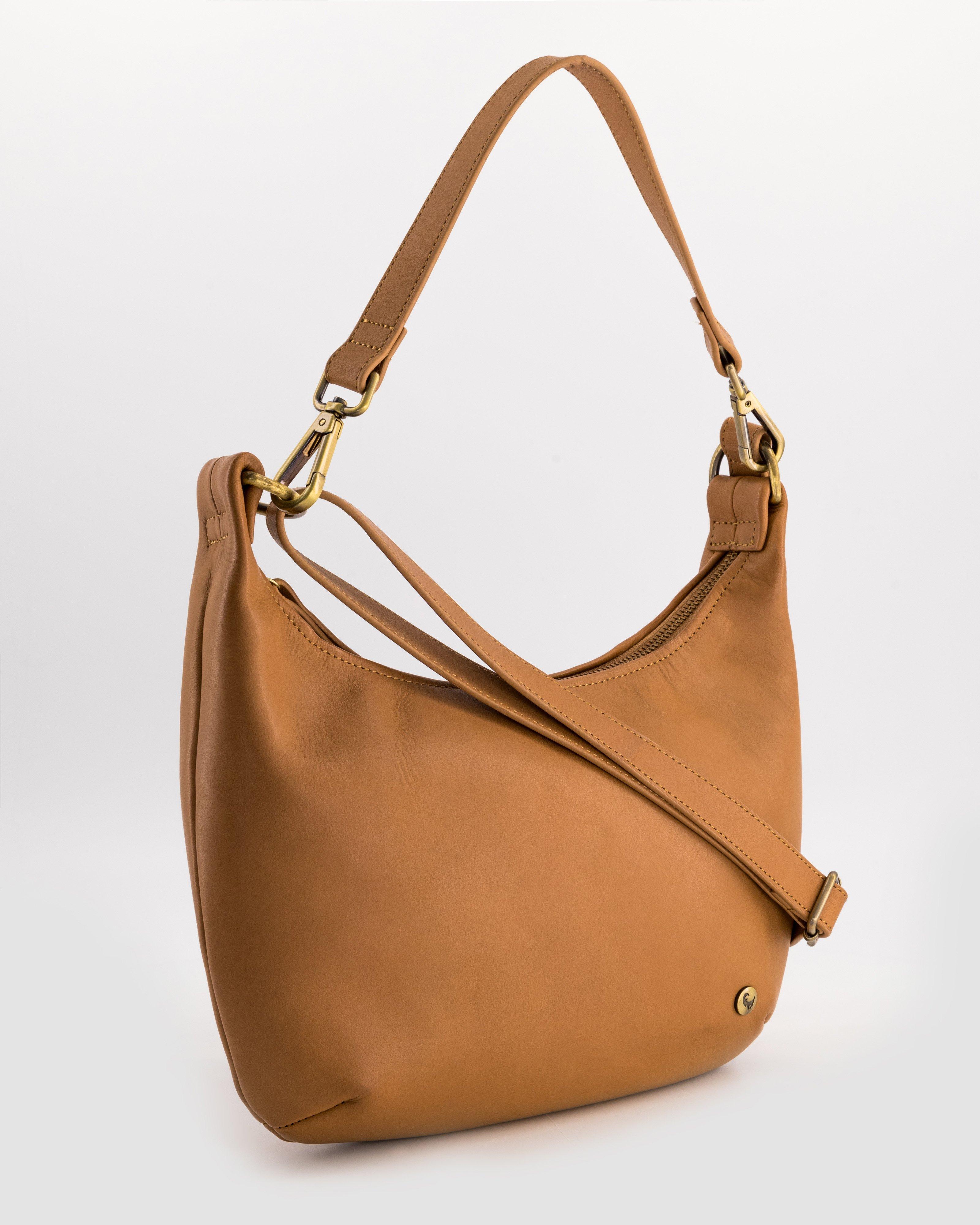 Tan leather hobo outlet bag