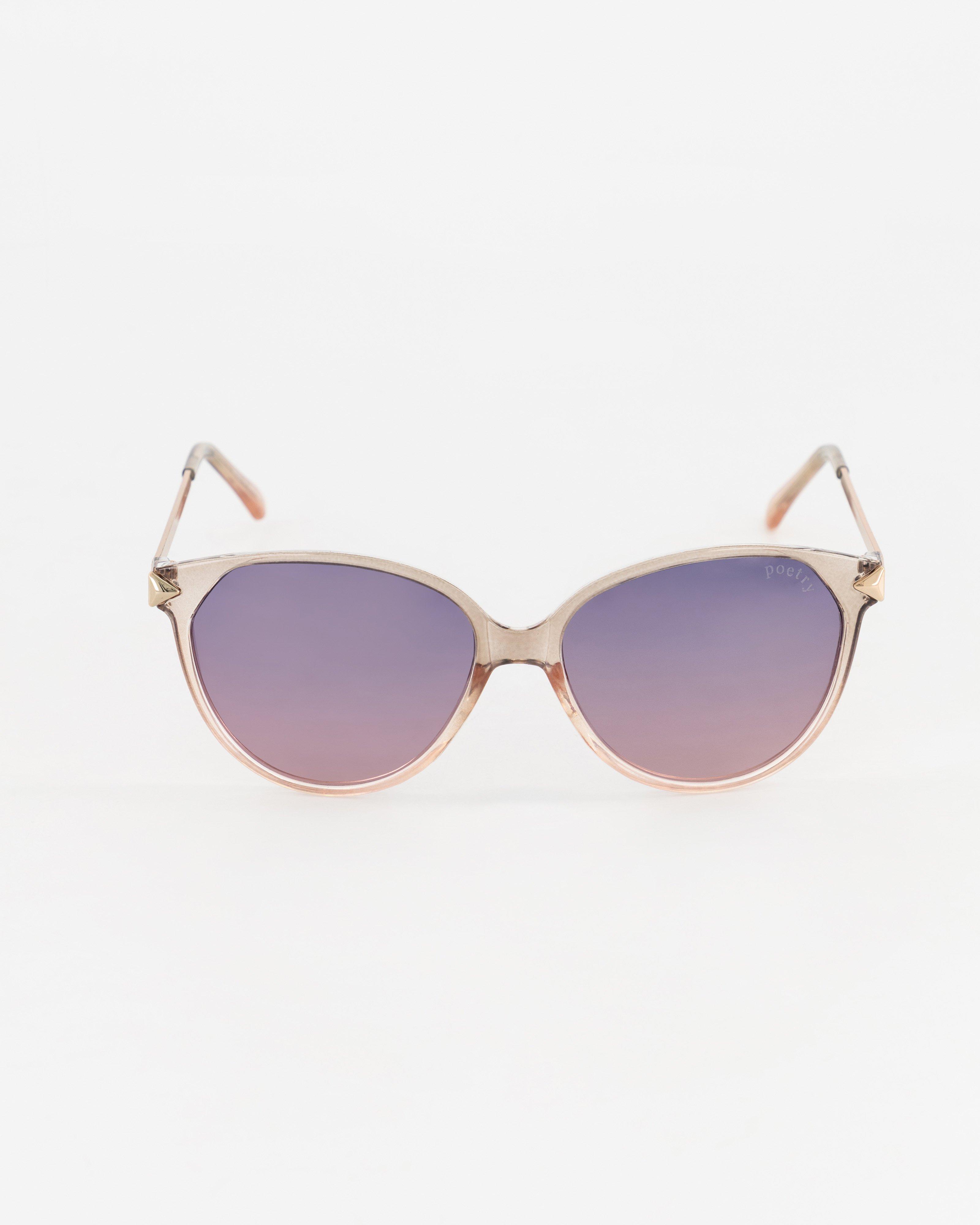 Ombre Oval Polarised Sunglasses -  Grey