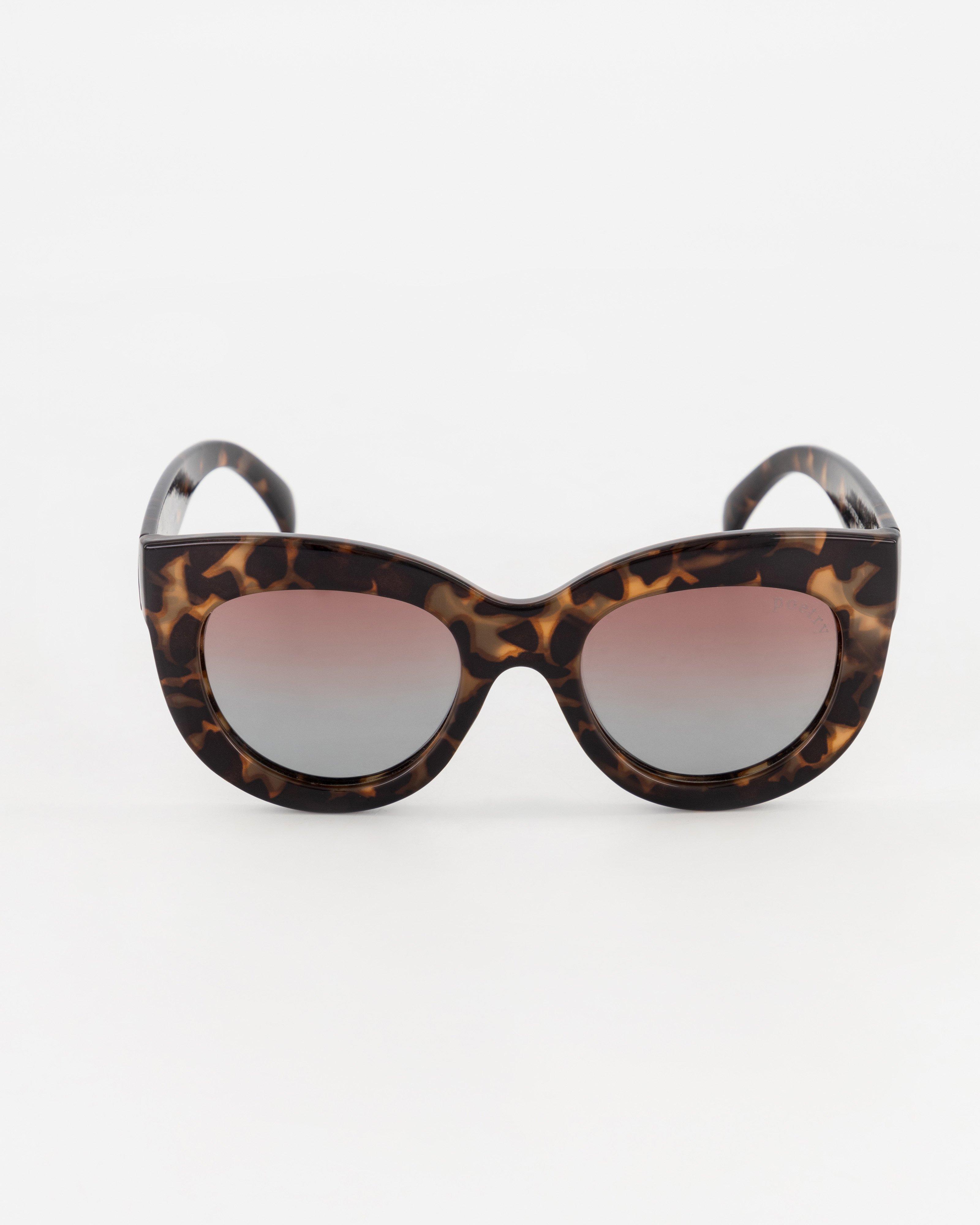 Cateye Polarised Sunglasses -  Brown