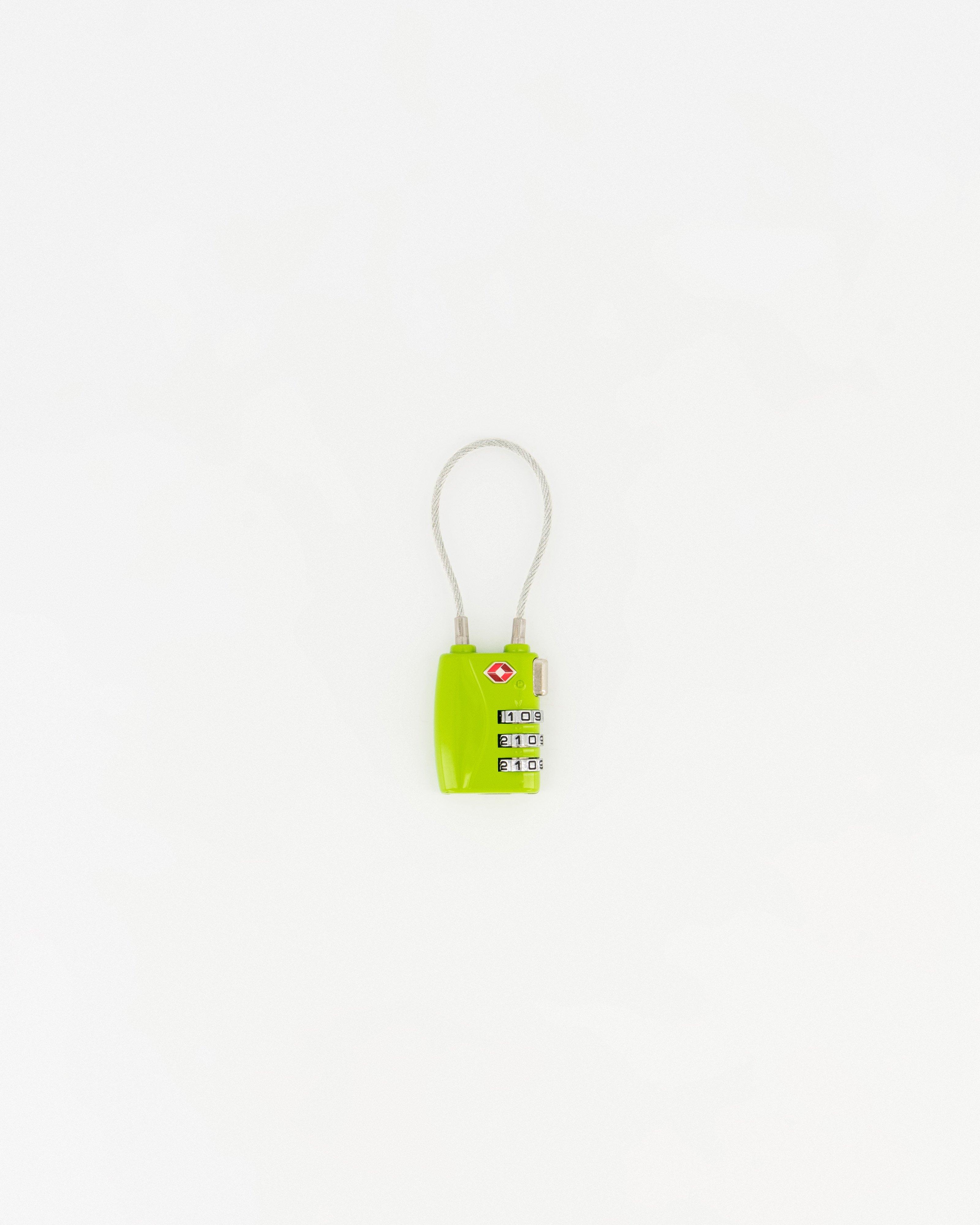 Cape Union 3-Dial Combination TSA Lock -  Lime