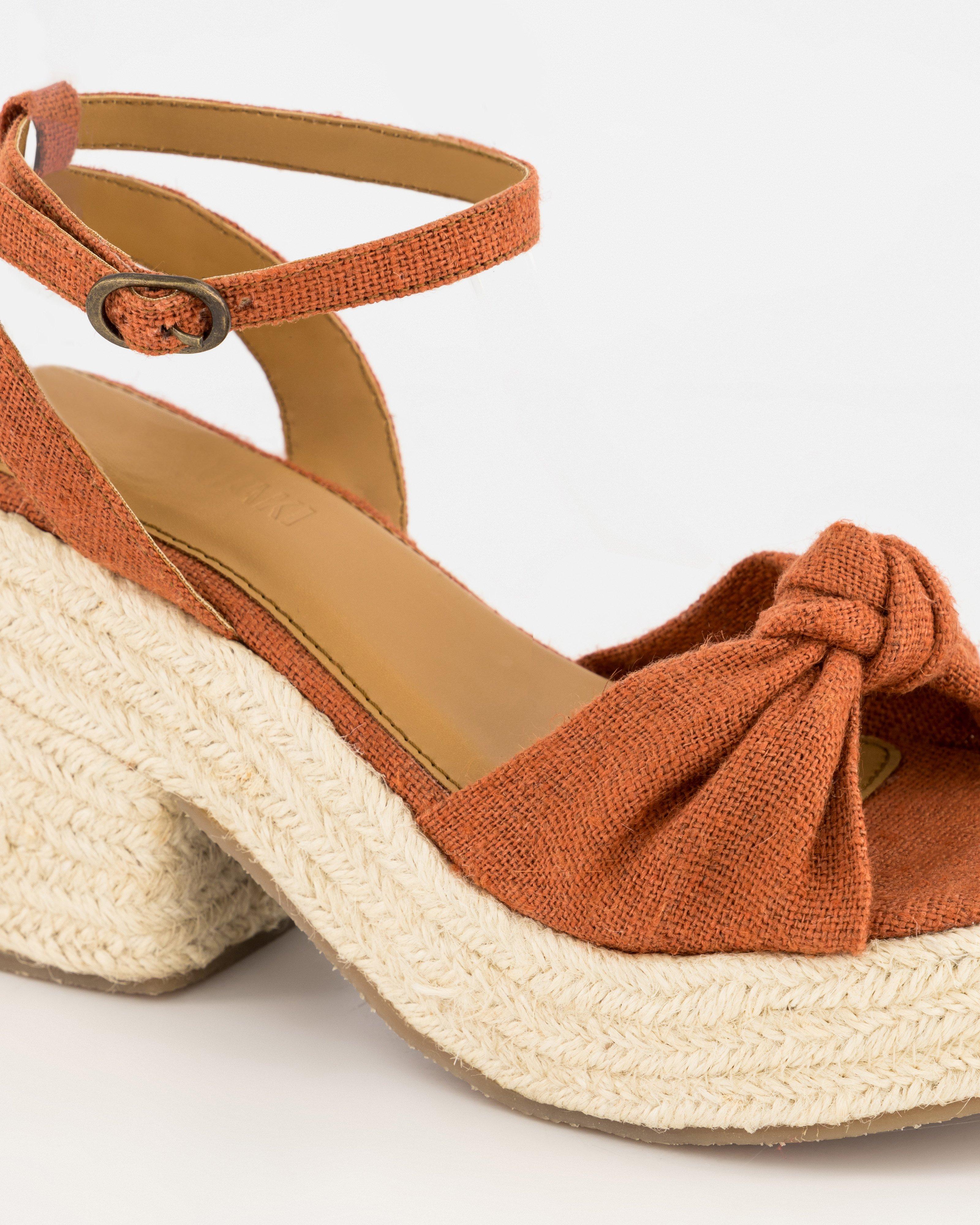 Women’s Natara Espadrille Heel -  Rust