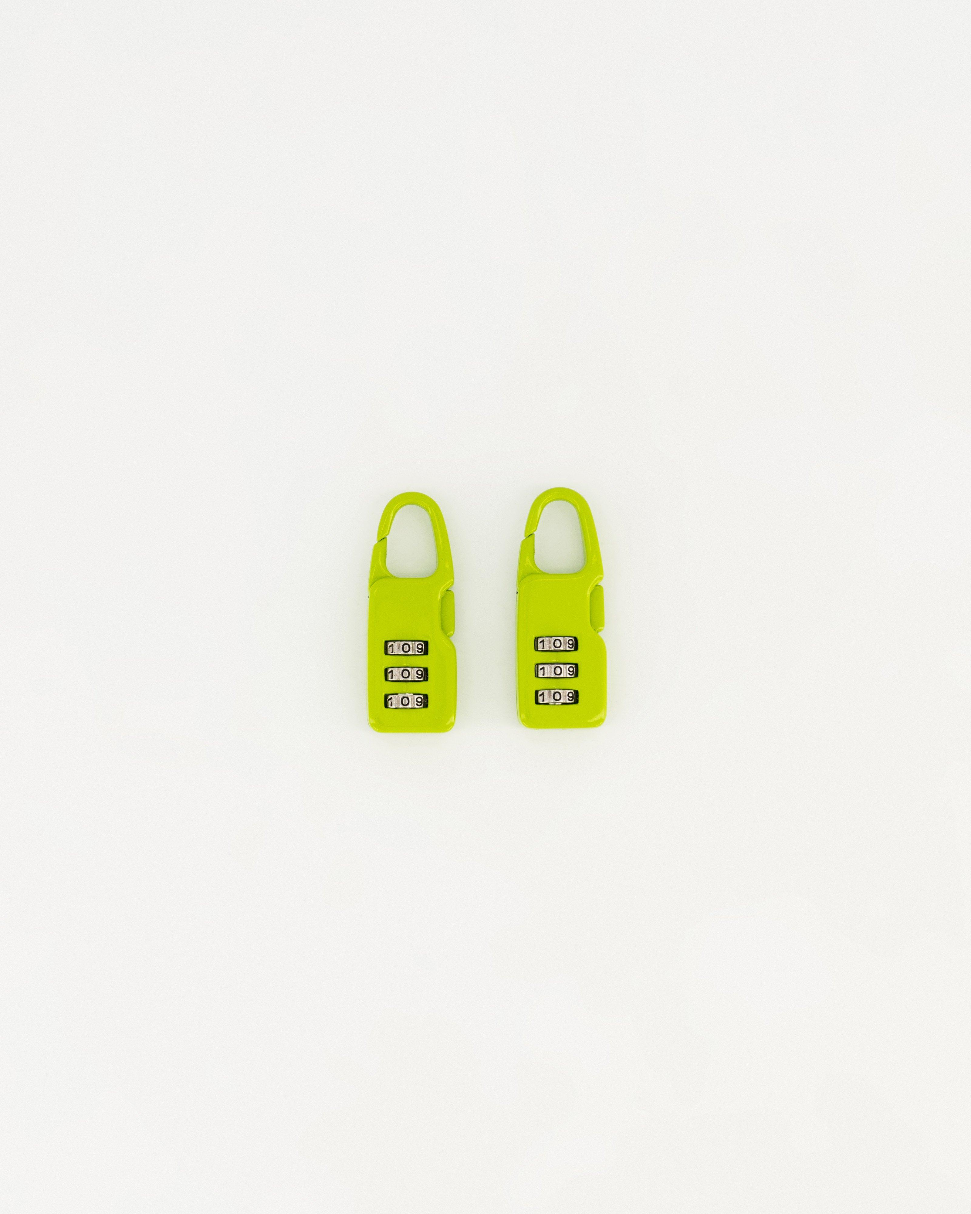 Cape Union 3-Dial Combination TSA Lock - 2 Pack -  Lime