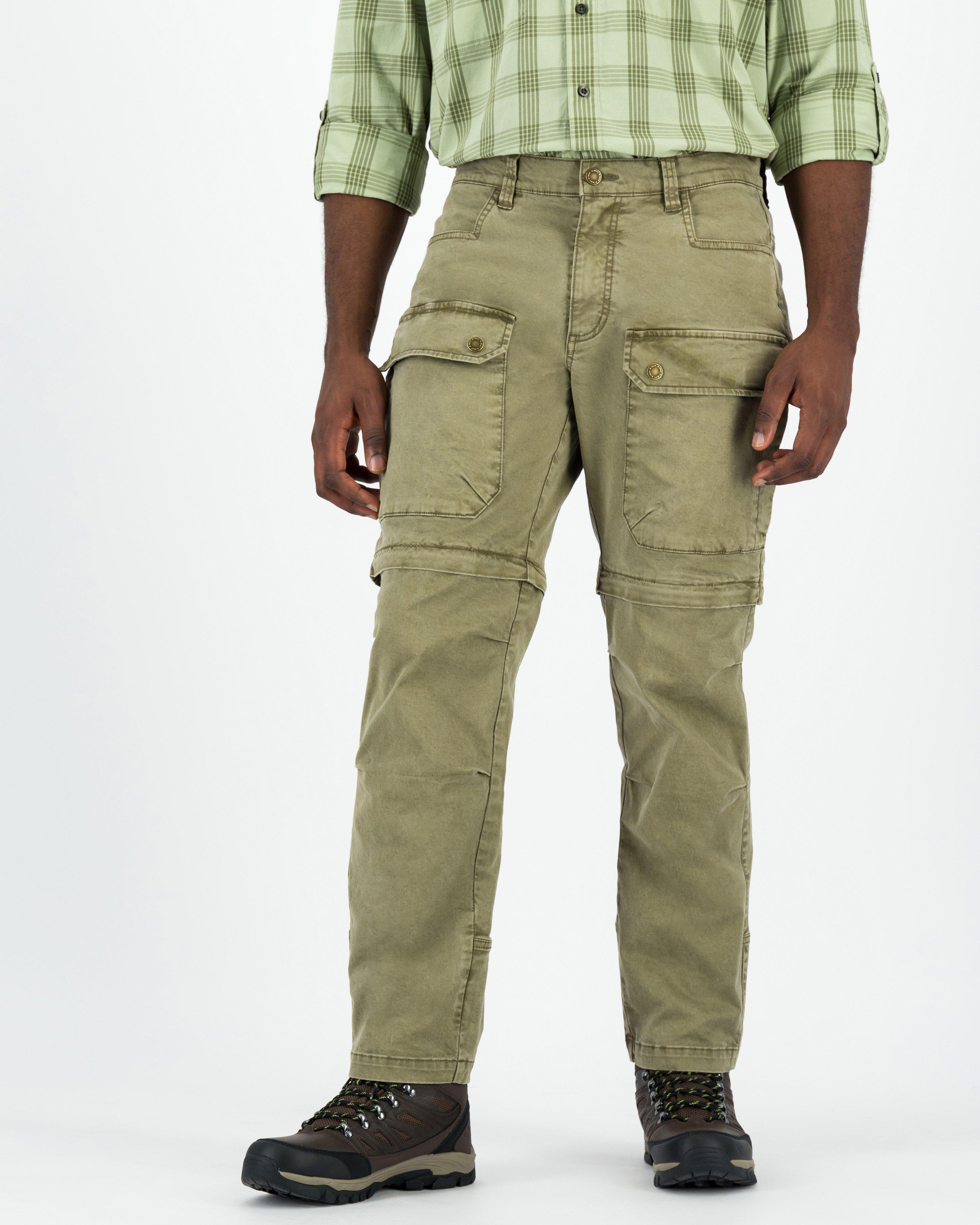 K-Way Elements Men's Hogan Zip-off Pants -  Khaki