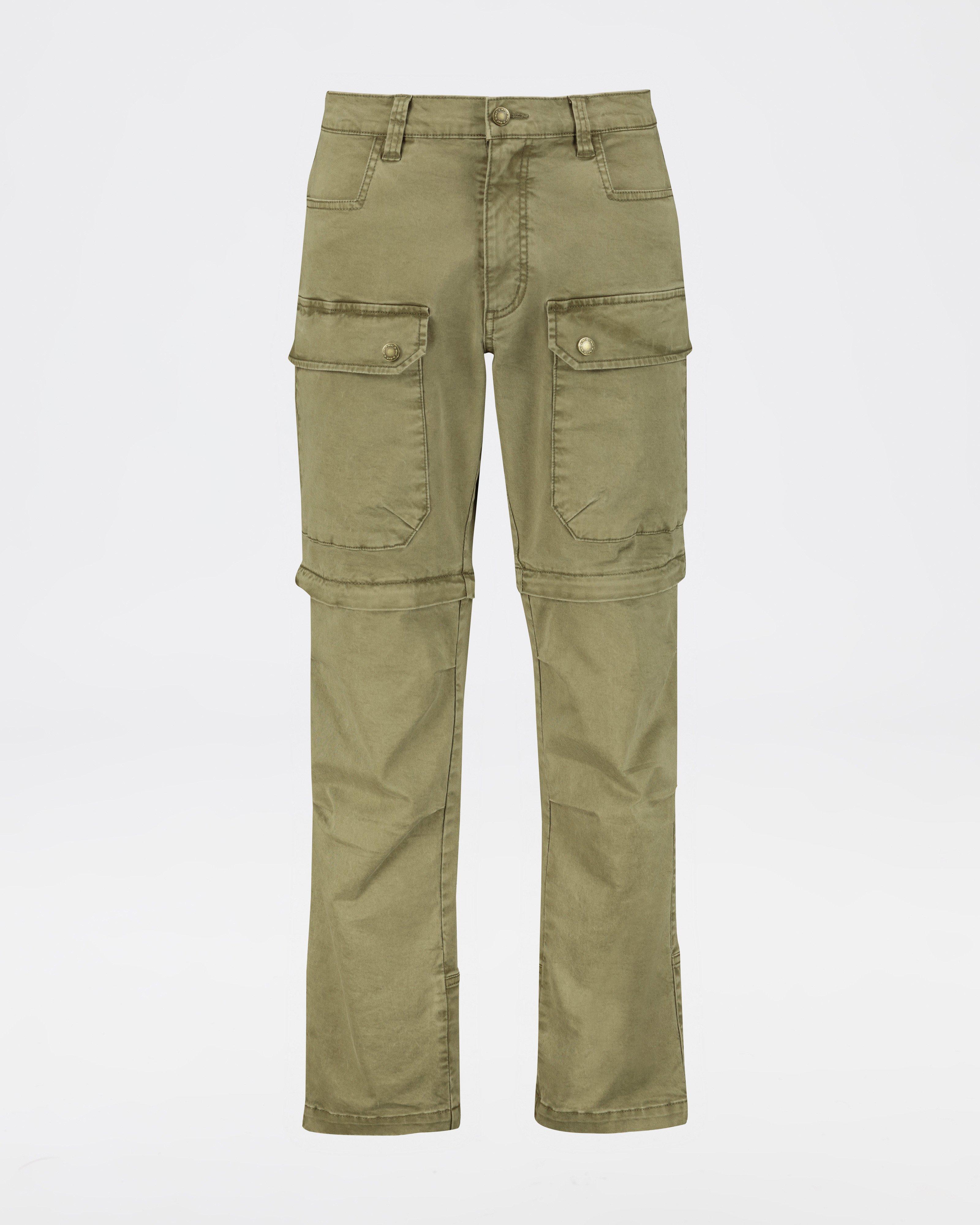 K-Way Elements Men's Hogan Zip-off Pants -  Khaki