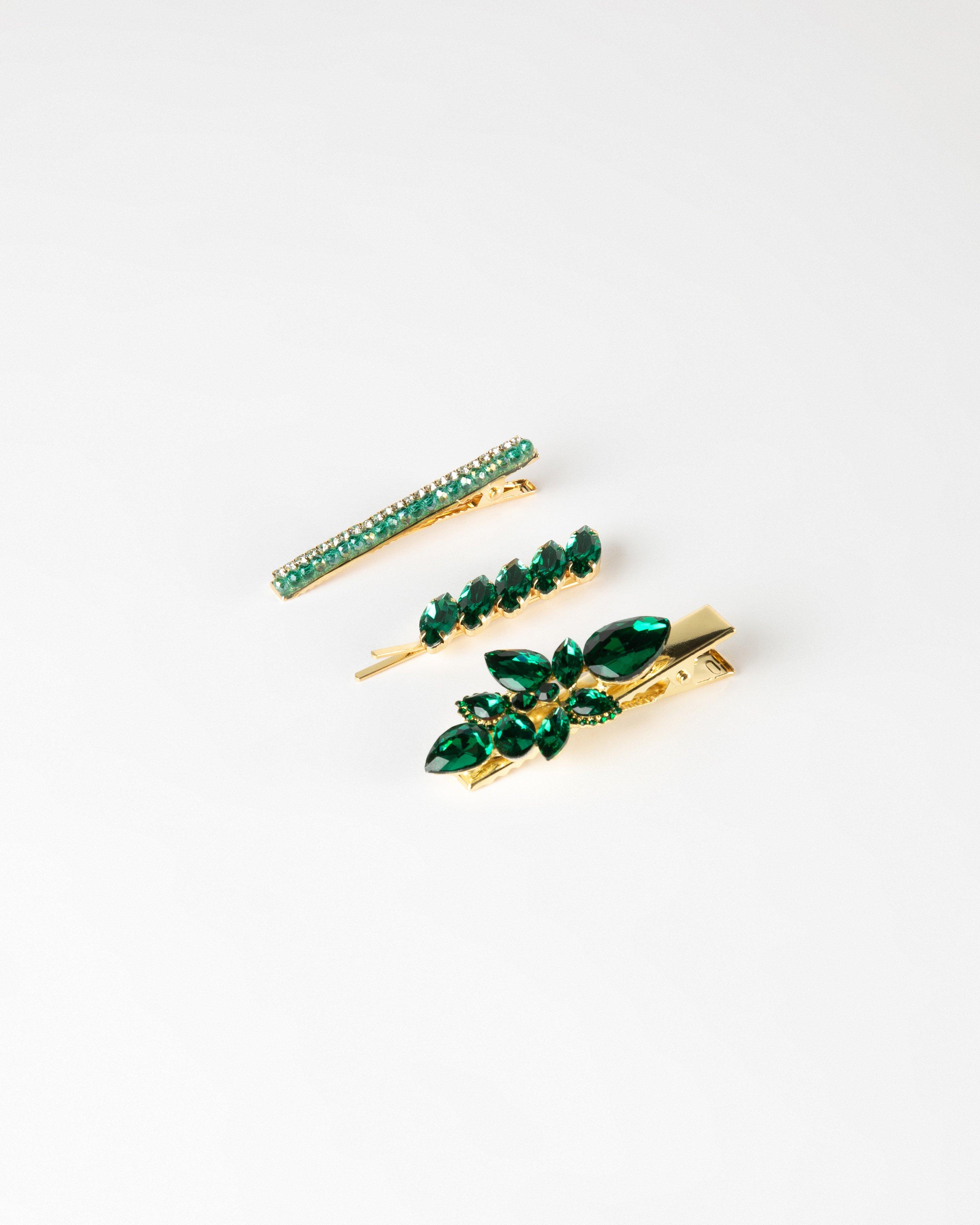 Lennon Clips (Multi-Pack) -  Emerald