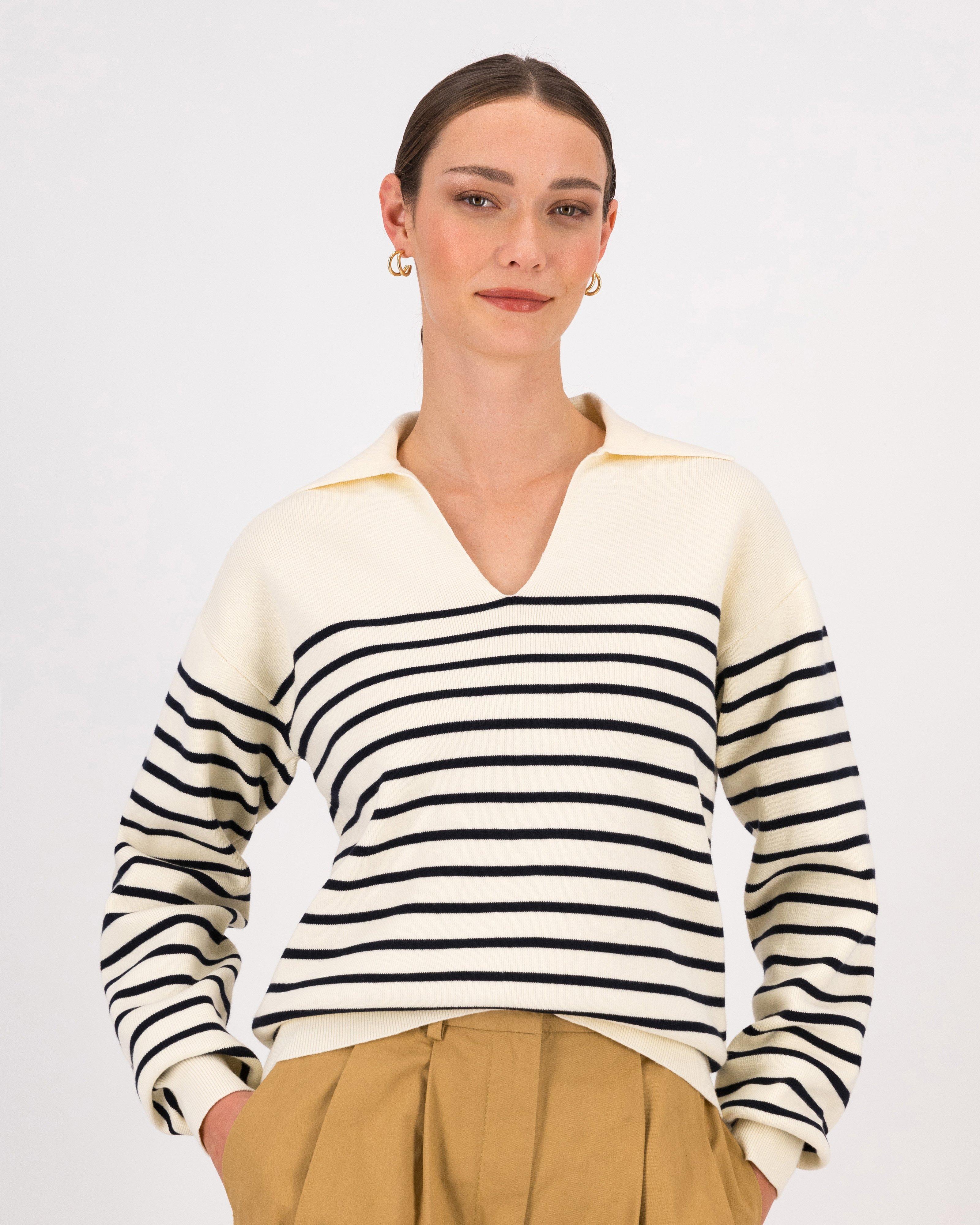 Lillian Stripe Jumper - Poetry Clothing Store