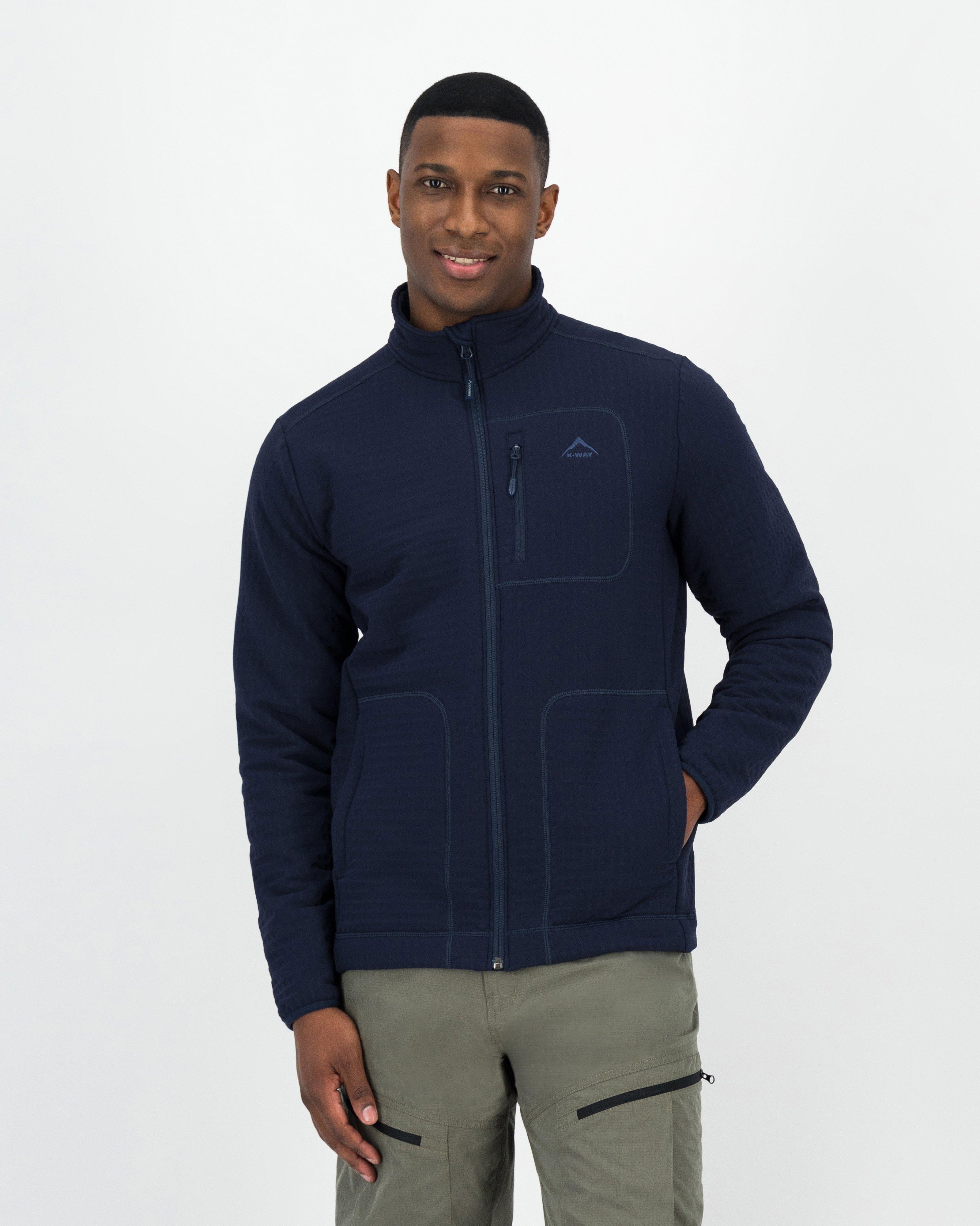 K-Way Men’s Waffle Grid Fleece Jacket | Cape Union Mart