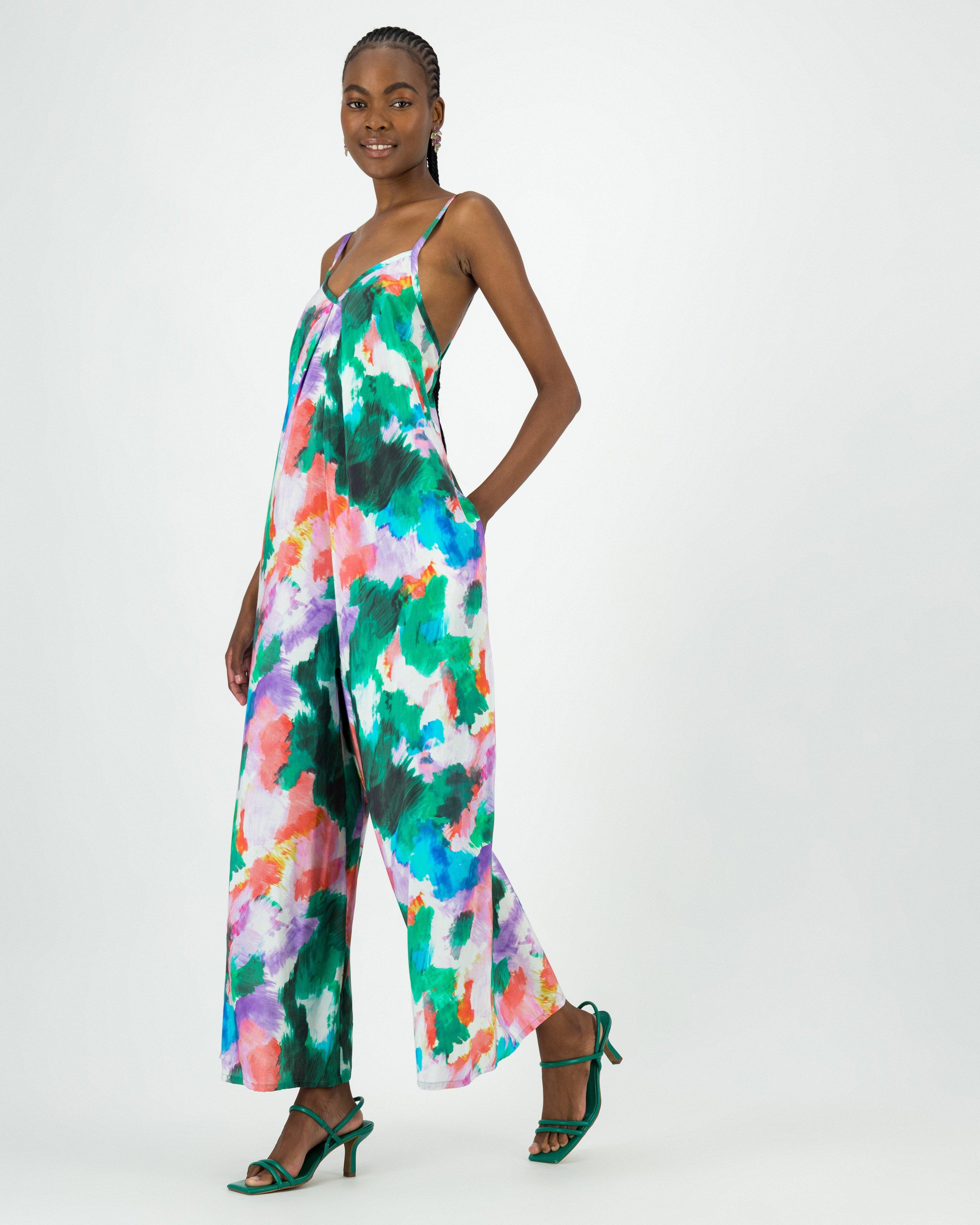 Corinne Printed Jumpsuit -  Assorted