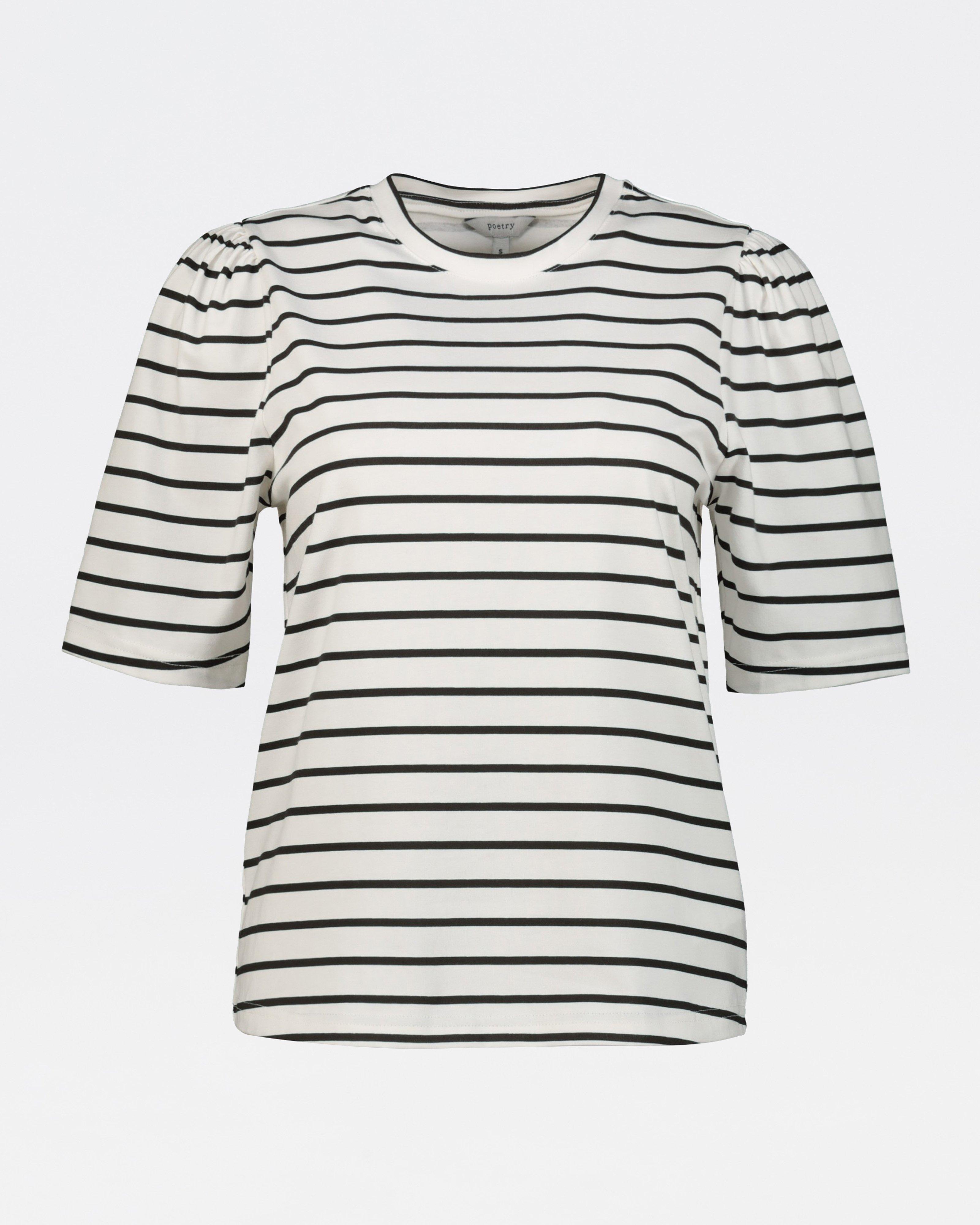 danica-striped-short-sleeve-top-poetry-clothing-store