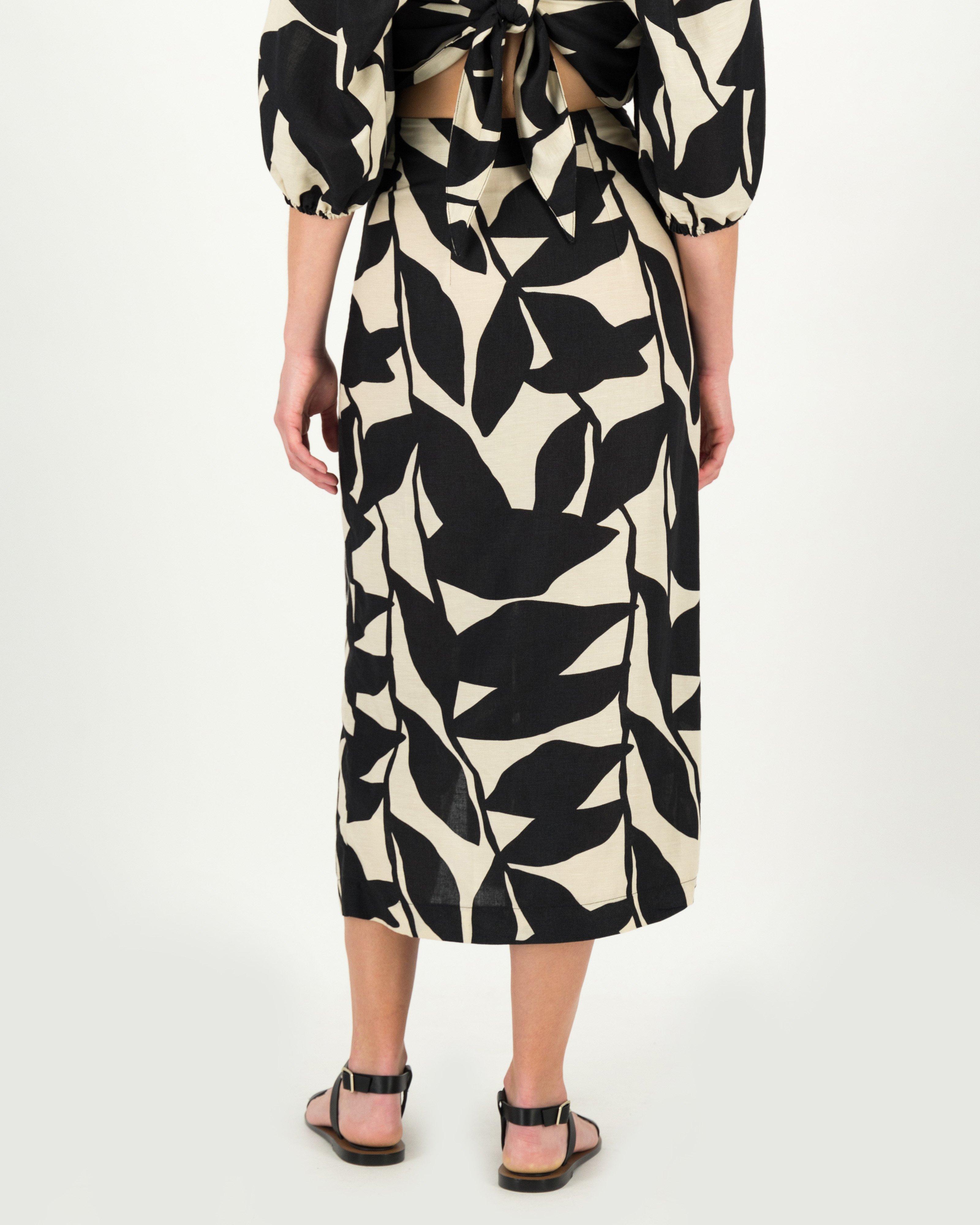 Serene Printed Wrap Skirt Poetry Clothing Store