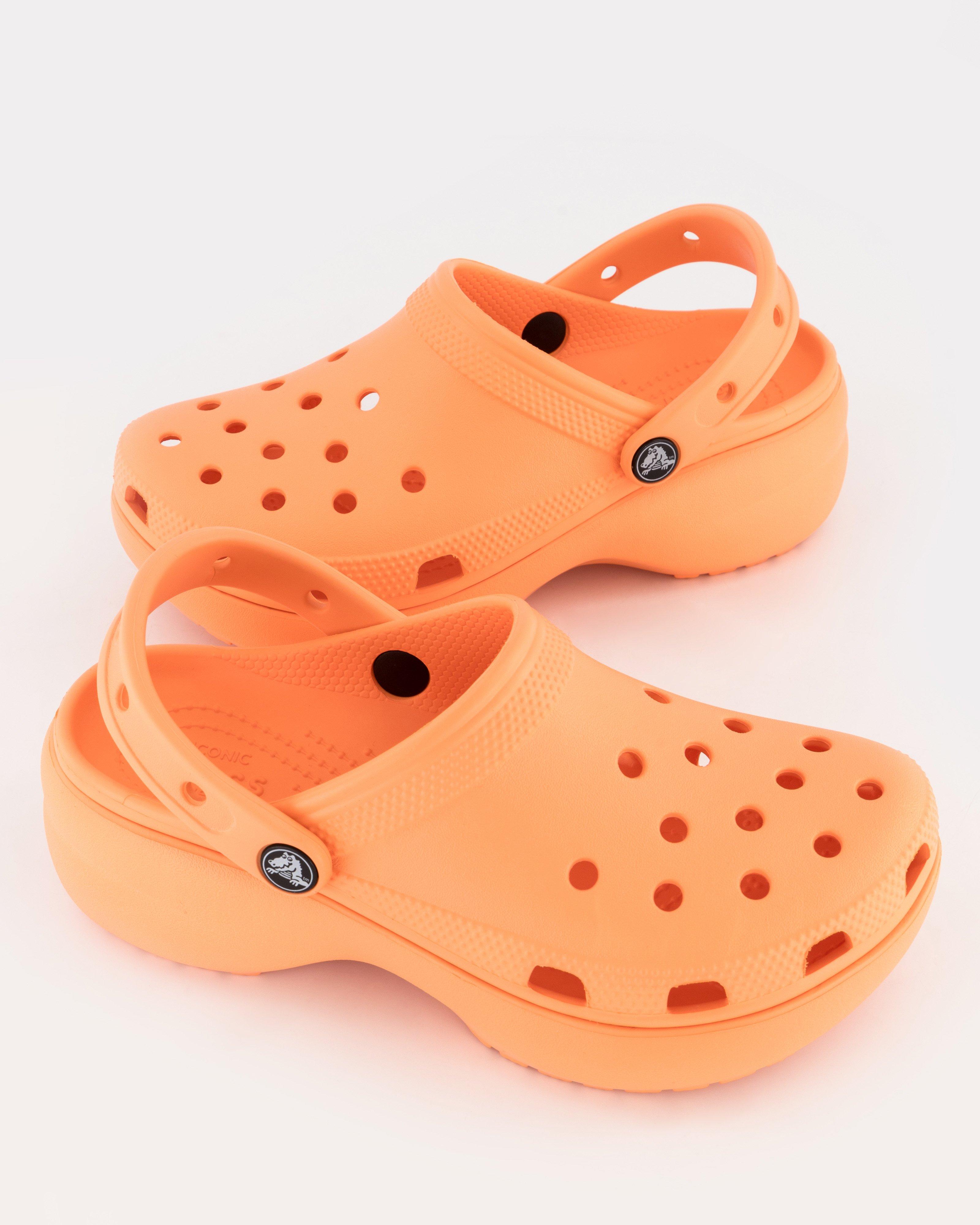 Peach crocs online womens