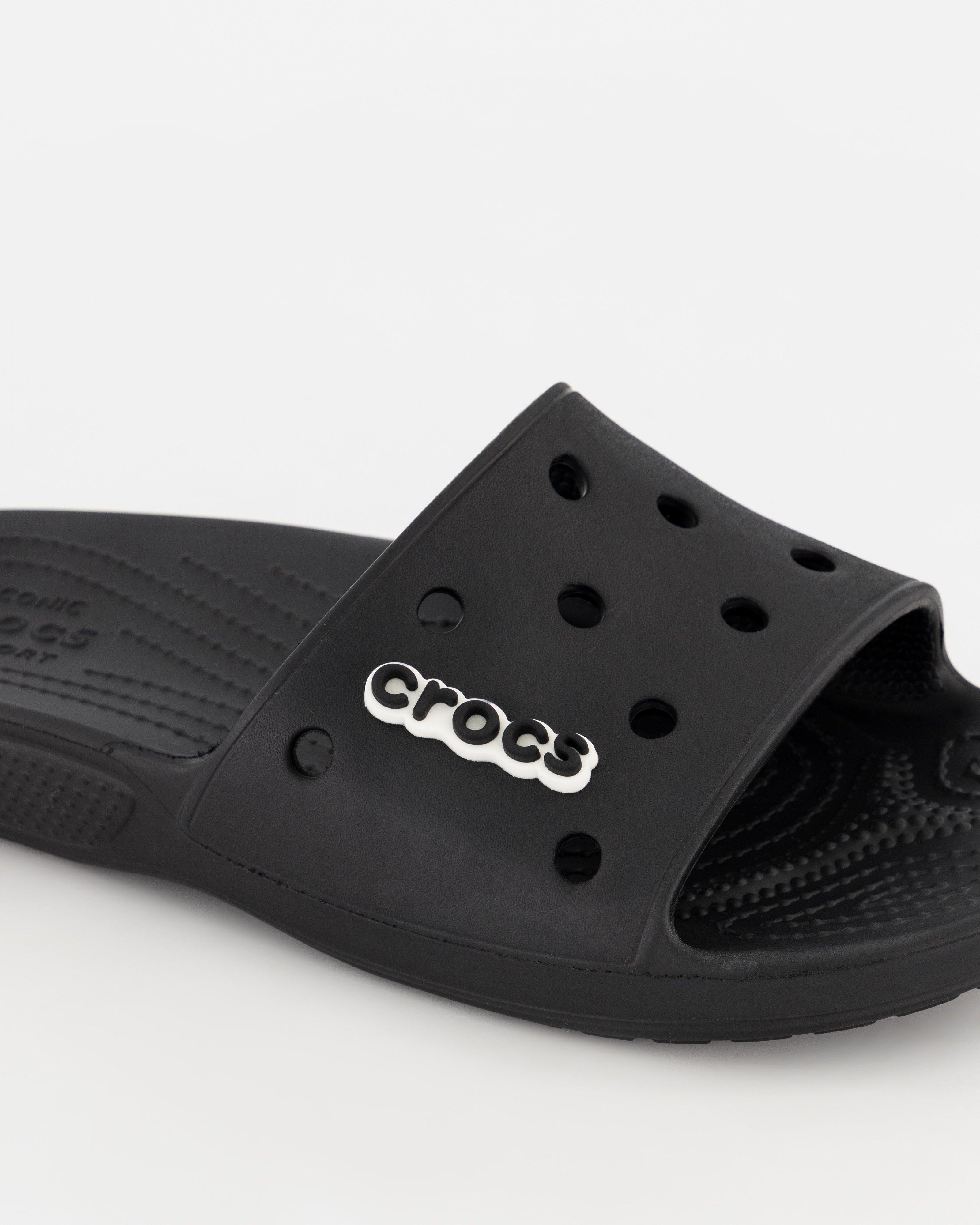 Men's Crocs Classic Slide -  Black